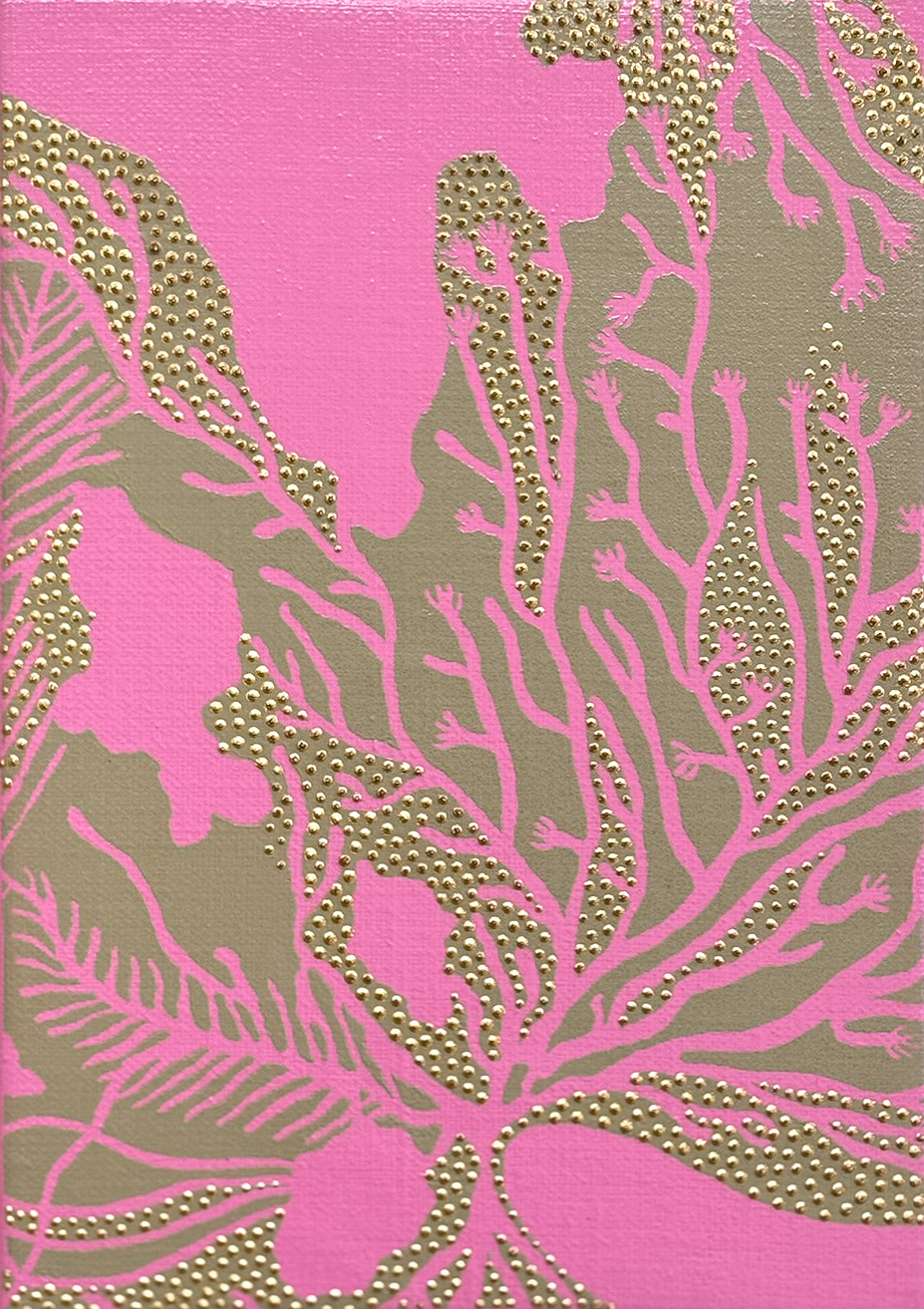 흔적2 TRACE 2  mixed media on canvas, 22.7x16cm, 2025