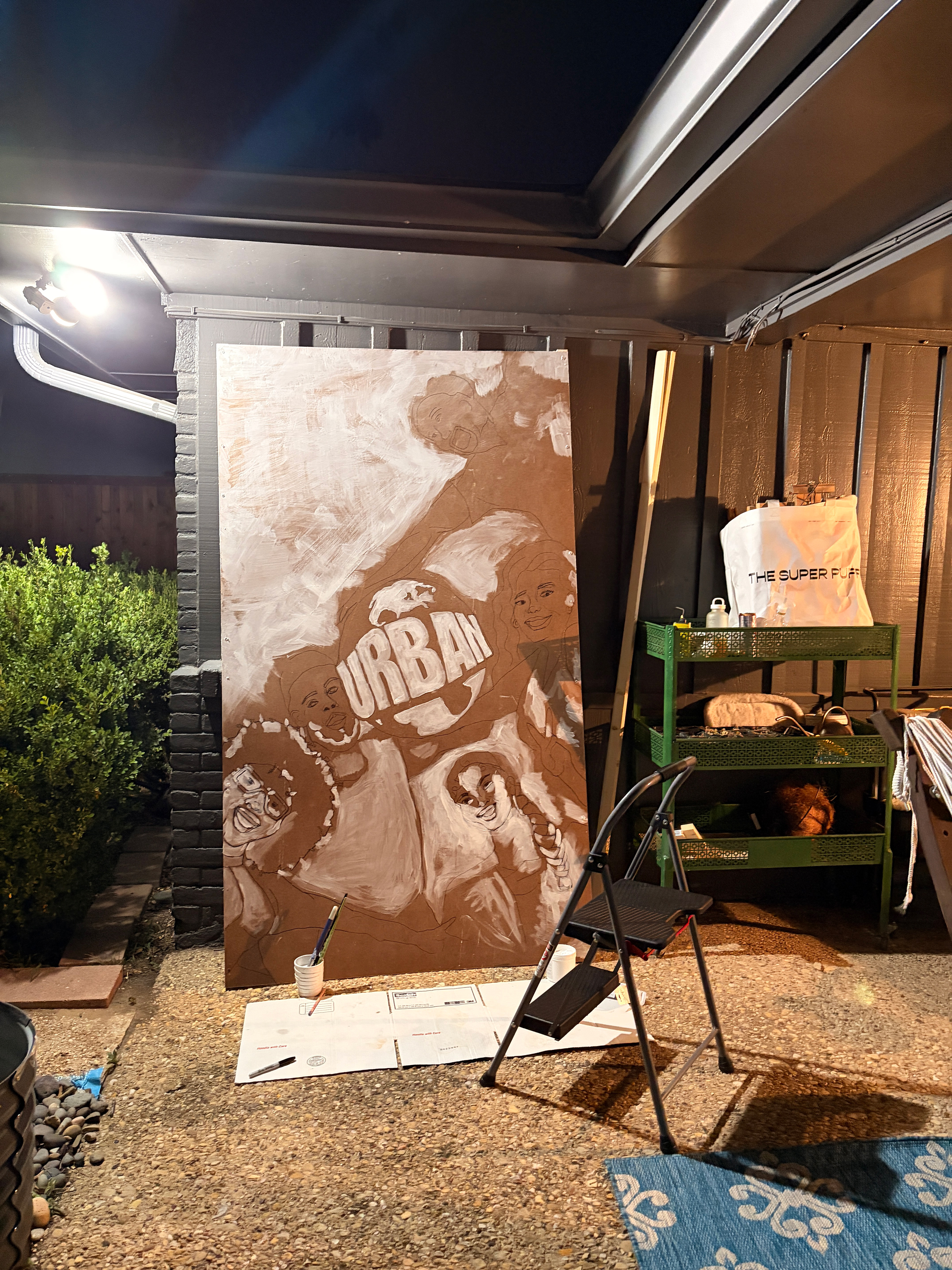 The In-Progress Painting