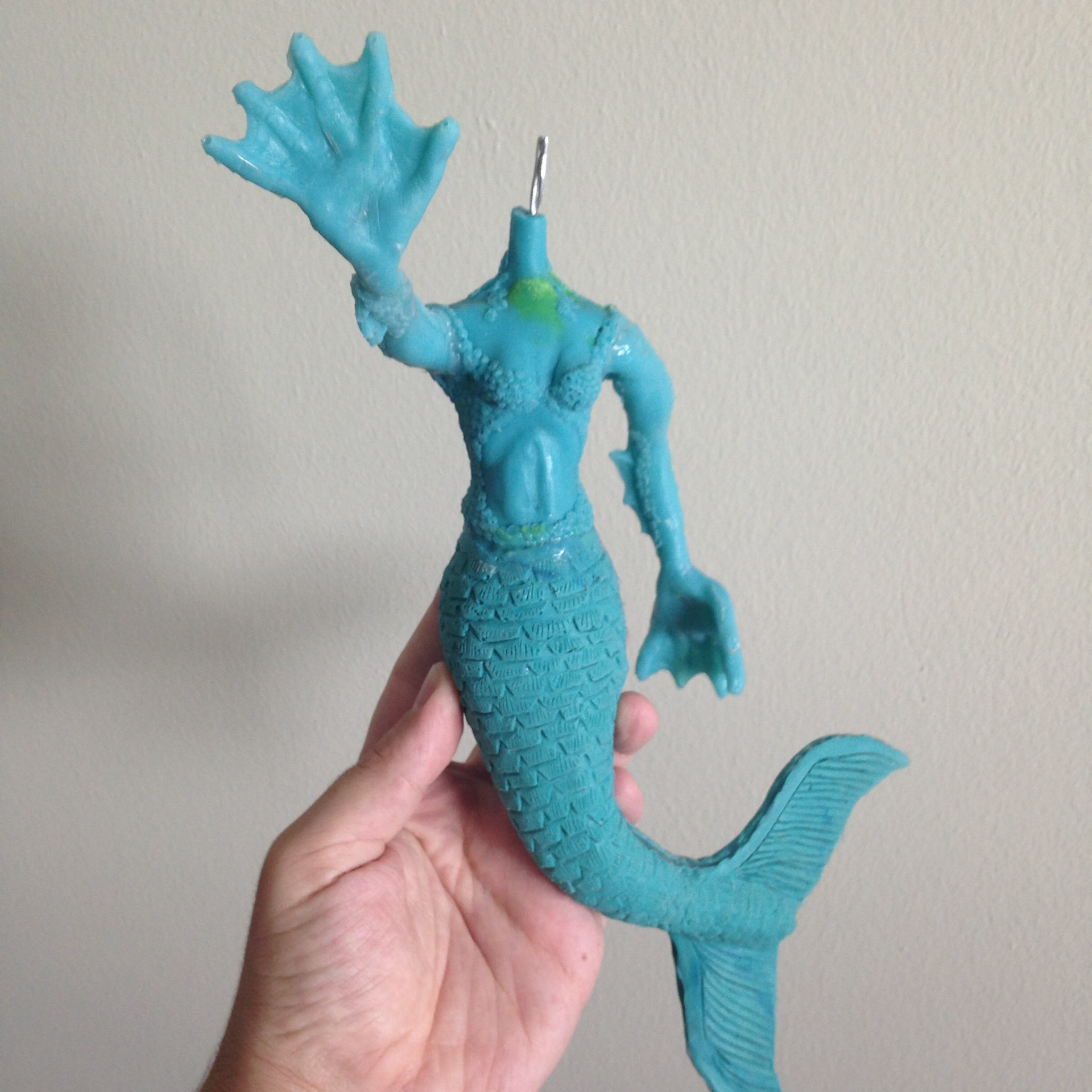 Finished Body : Silicone, kinesiology tape, wire and epoxy.