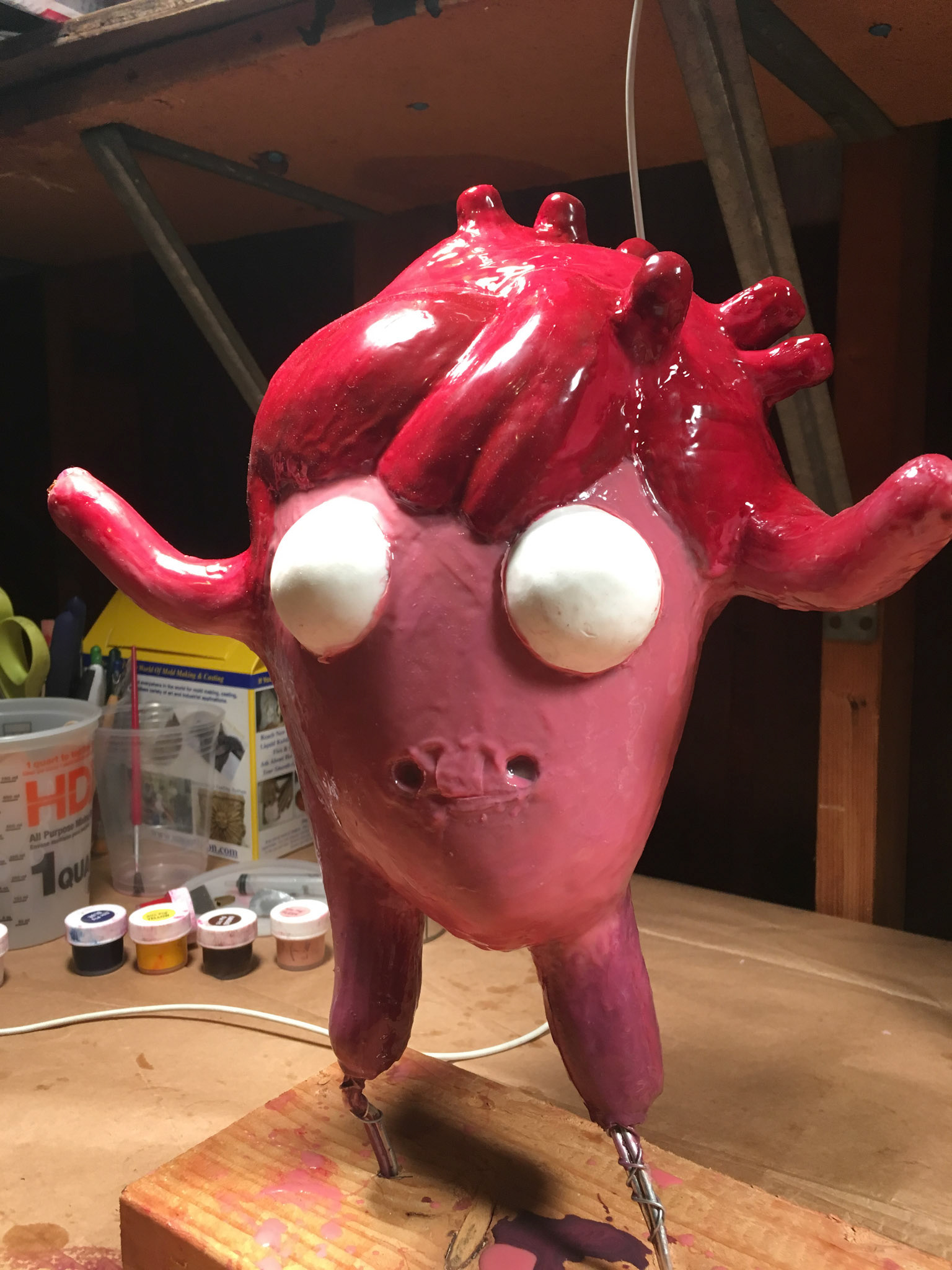 In progress puppet : Psyco paint progression