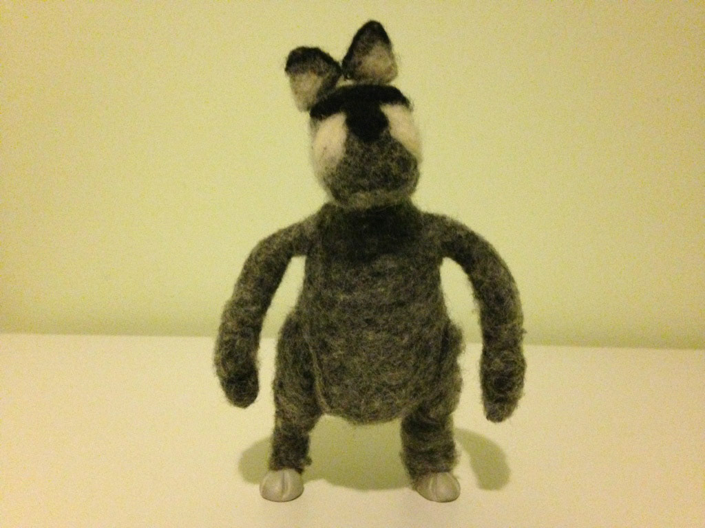 In progress : Felting wool