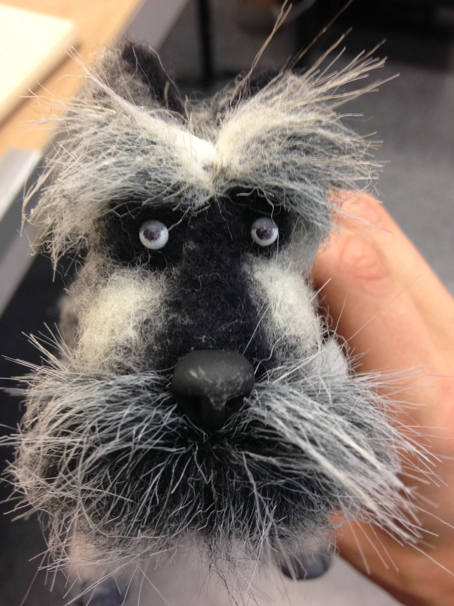 Finished : Mustache and Eyebrows