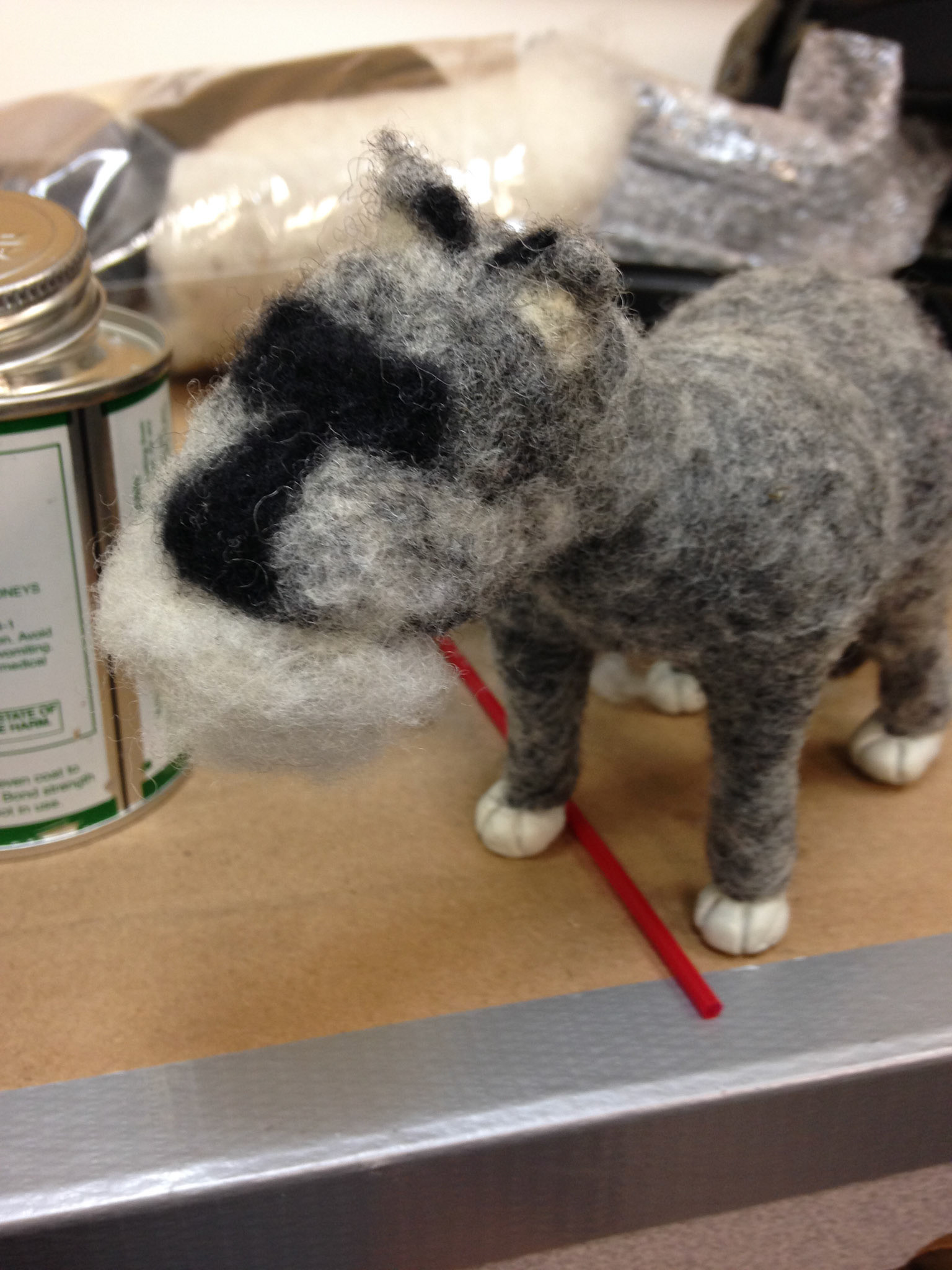 In progress : felting