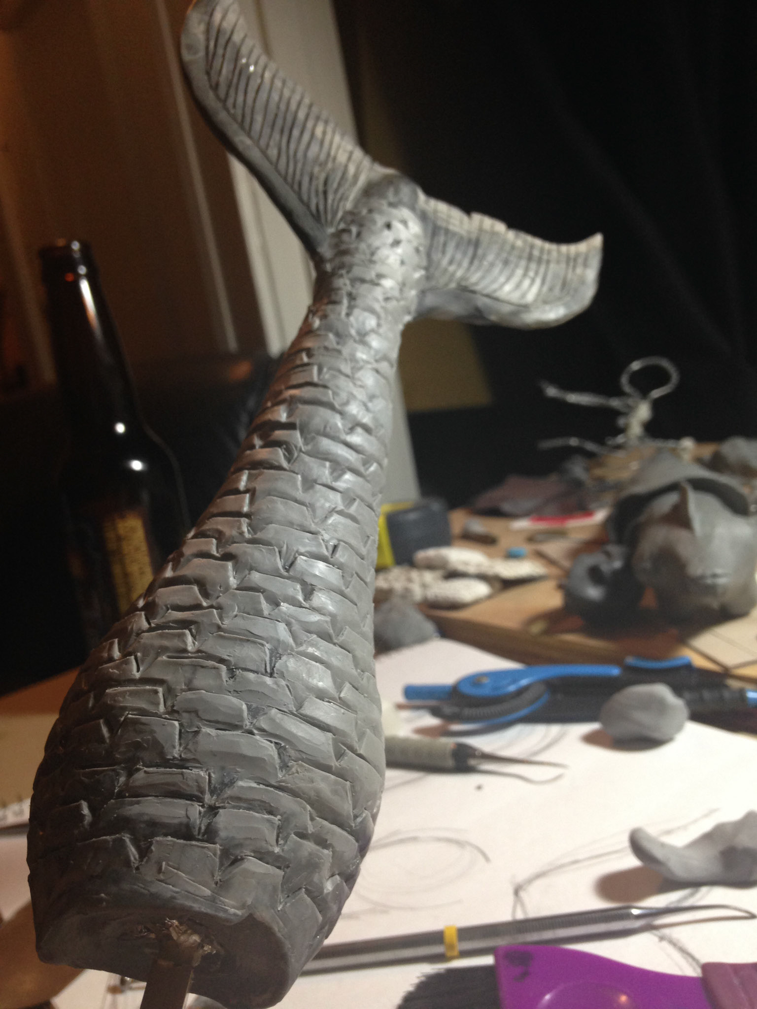 In progress : Tail maquette