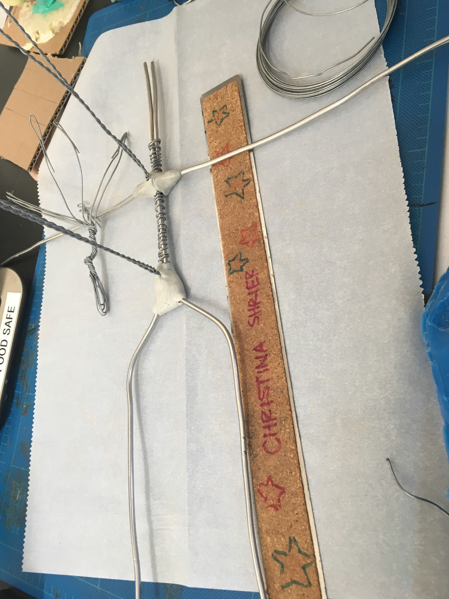 In progress very simple armature. This puppet was mostly talking and standing