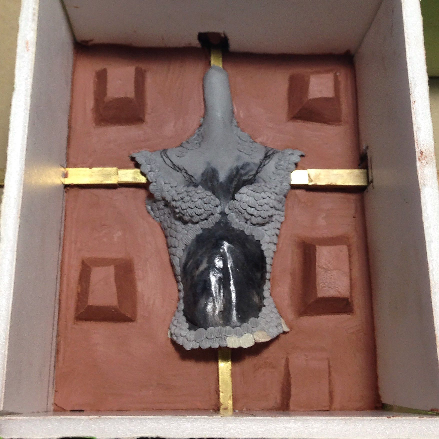 In progress : torso mold