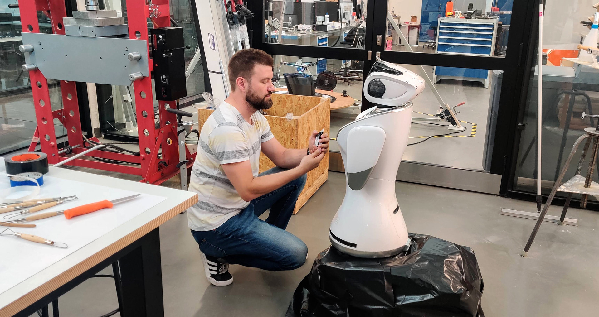 Preparation for 3D scanning