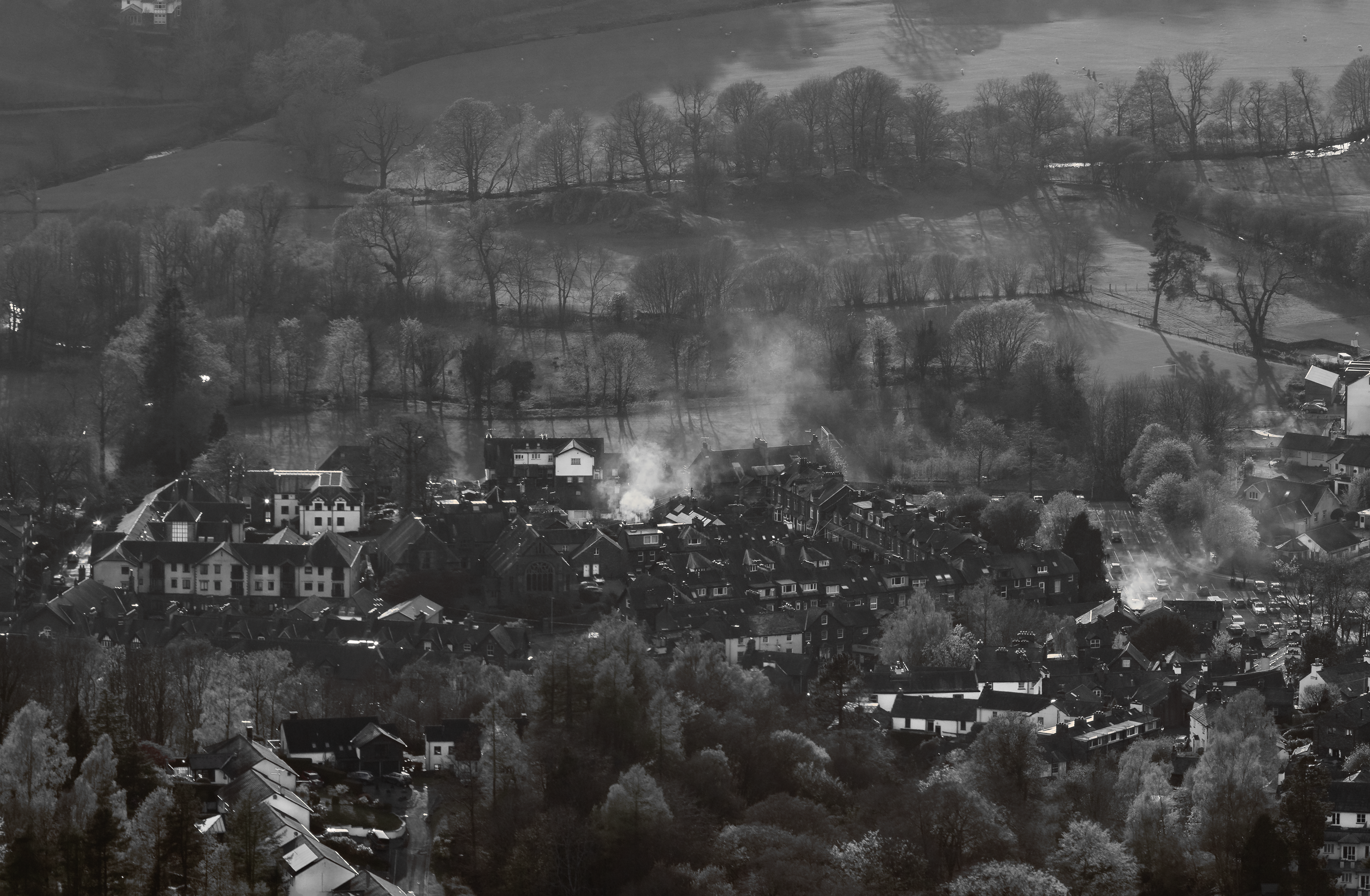 Lovely old village at the bottom of Wansfell Pike.