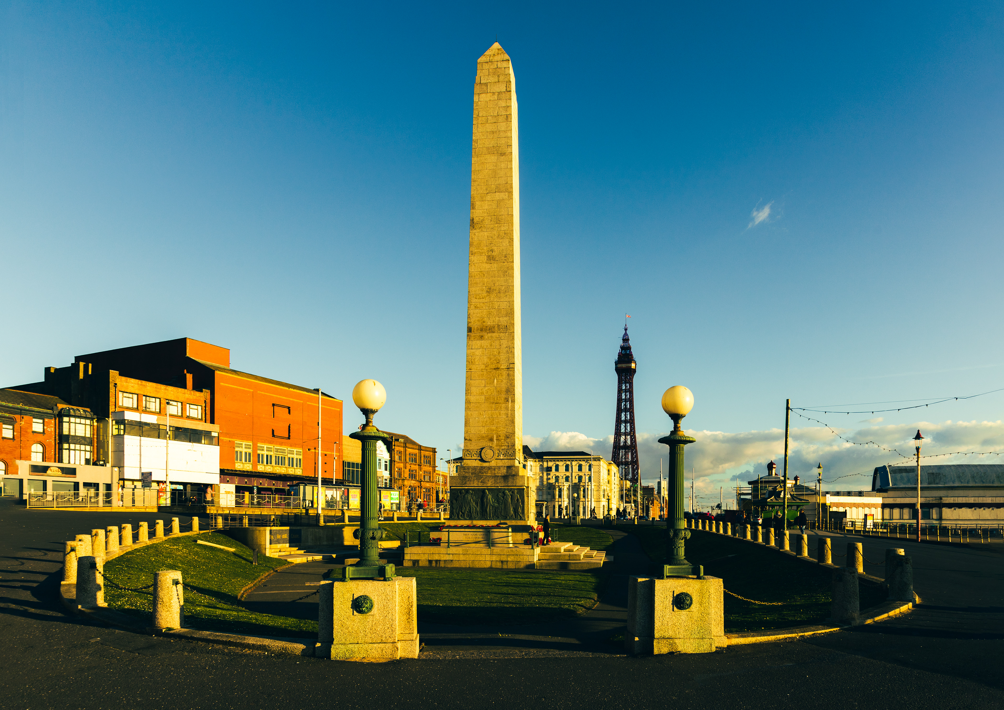 Blackpool's Memorial Obelisk.