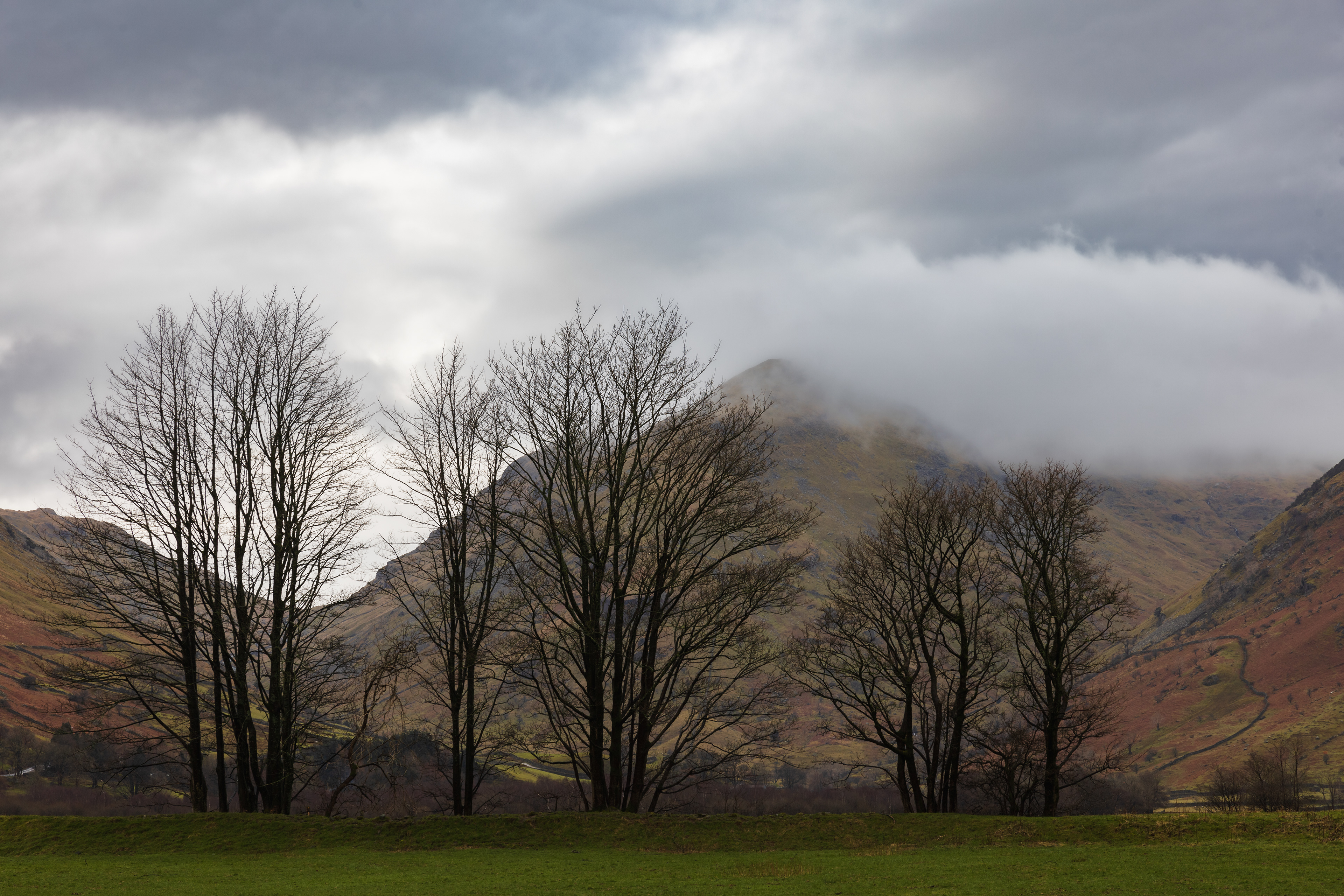 Looking towards Brothers Water from the nearby car park.