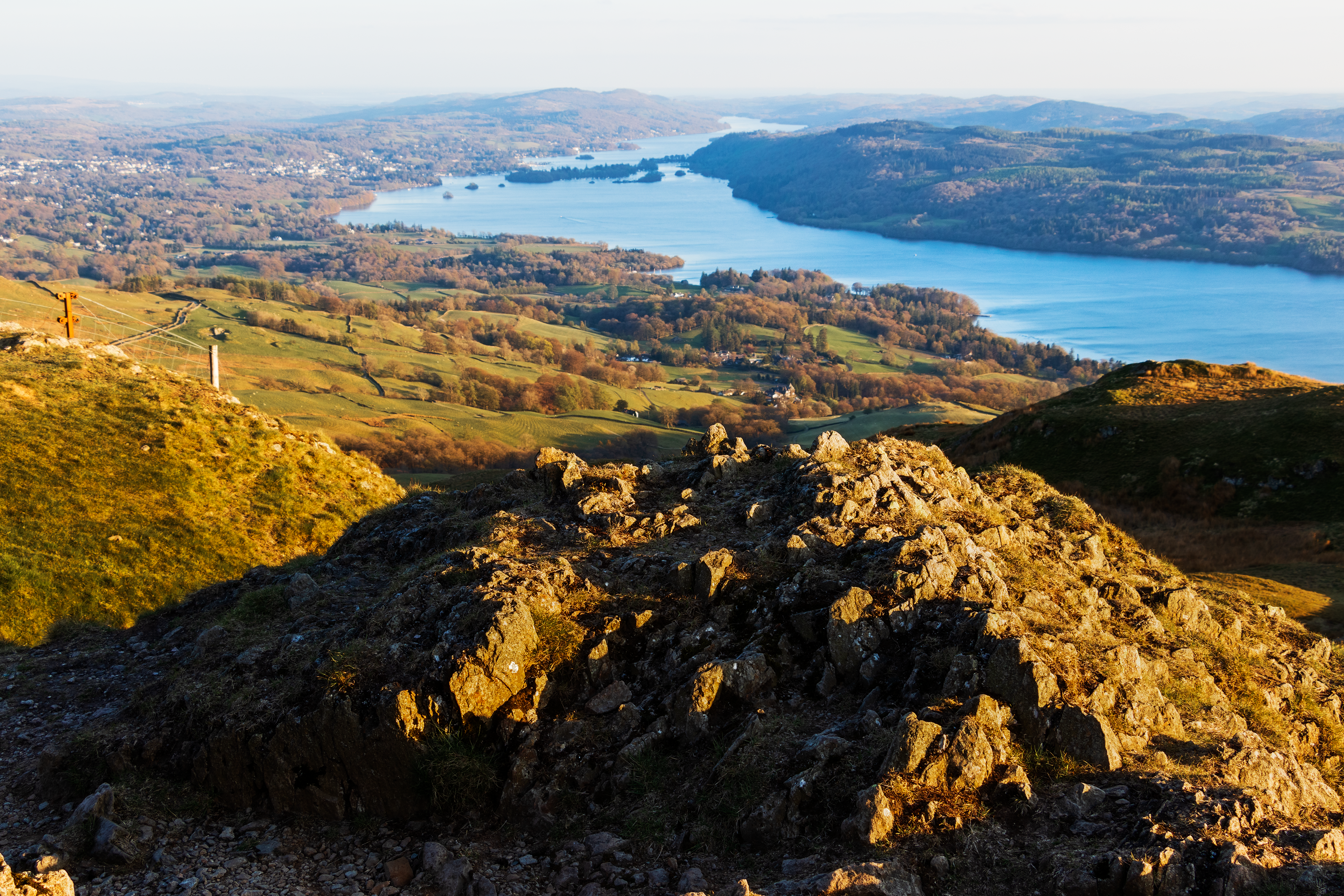 Looking over Windermere Reservoir.