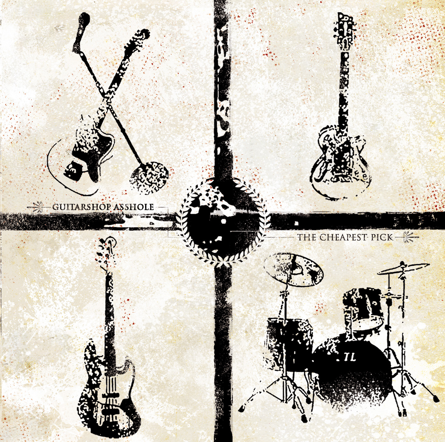Guitarshop Asshole - the cheapest pick - album artwork - 2008