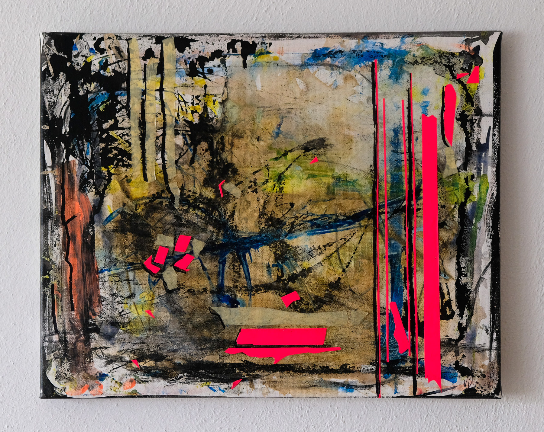 "Gleichheit", mixed media on canvas