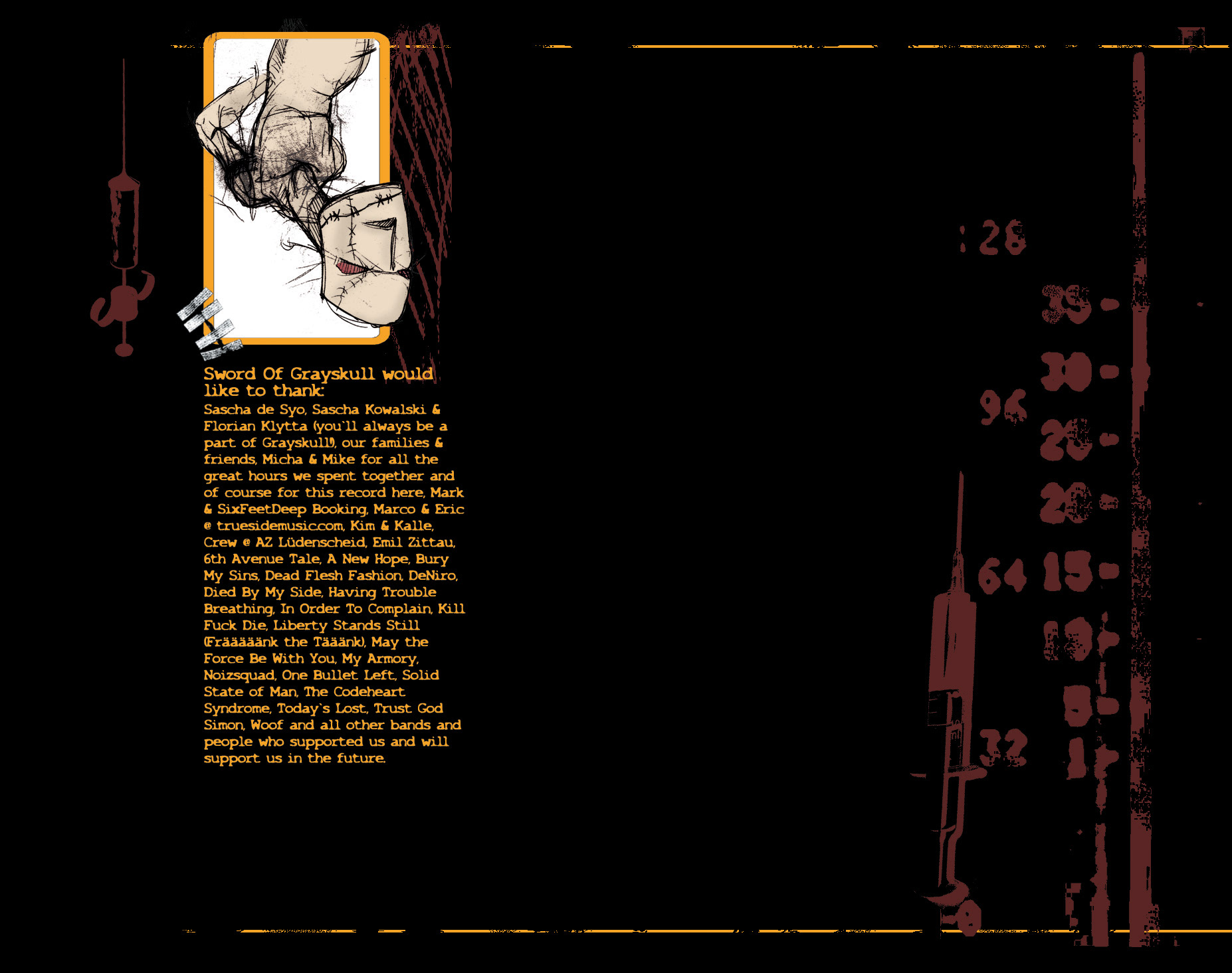 sword of grayskull - album artwork 2007 - sketch by Fabian Boueke