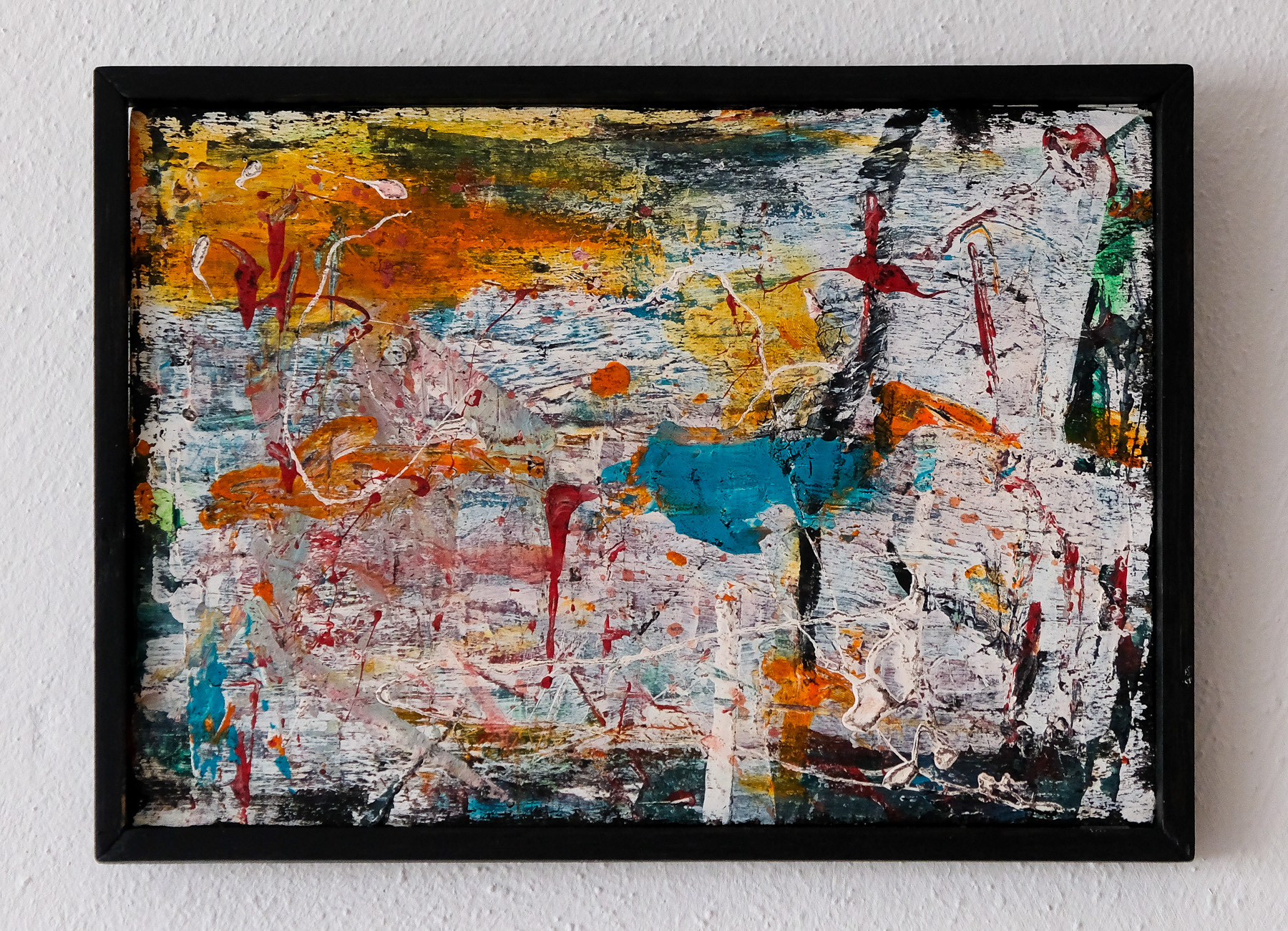 abstract painting - mixed media