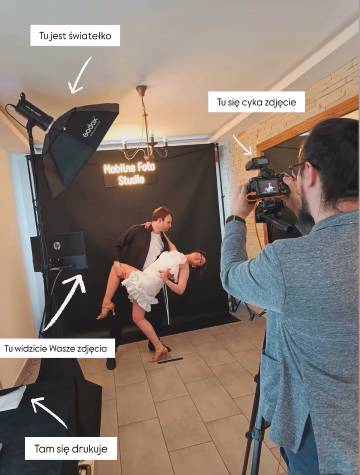 Mobilne Foto Studio na wesele - jak to działa
