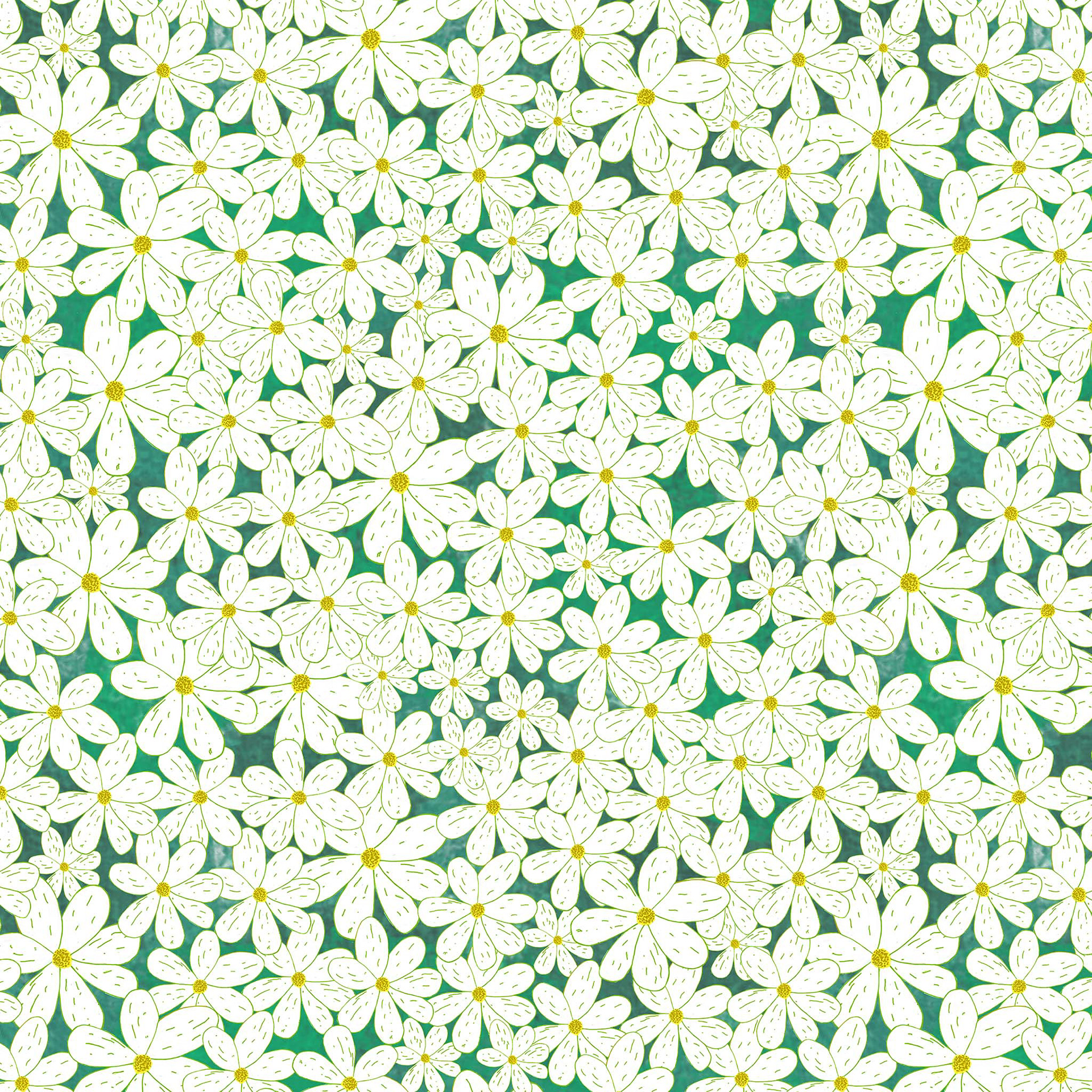 Daisy Patch Emerald