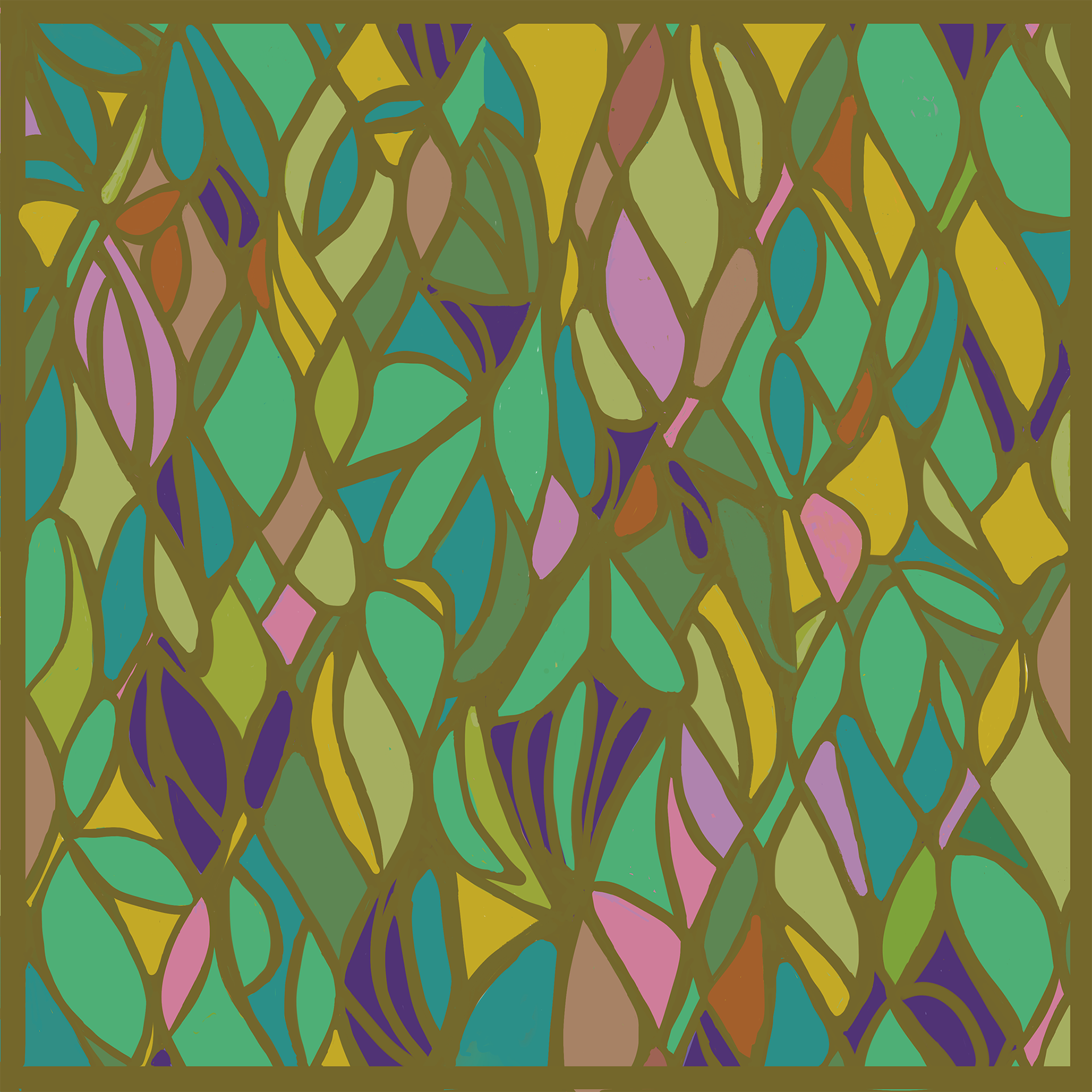 Abstract Stained Glass