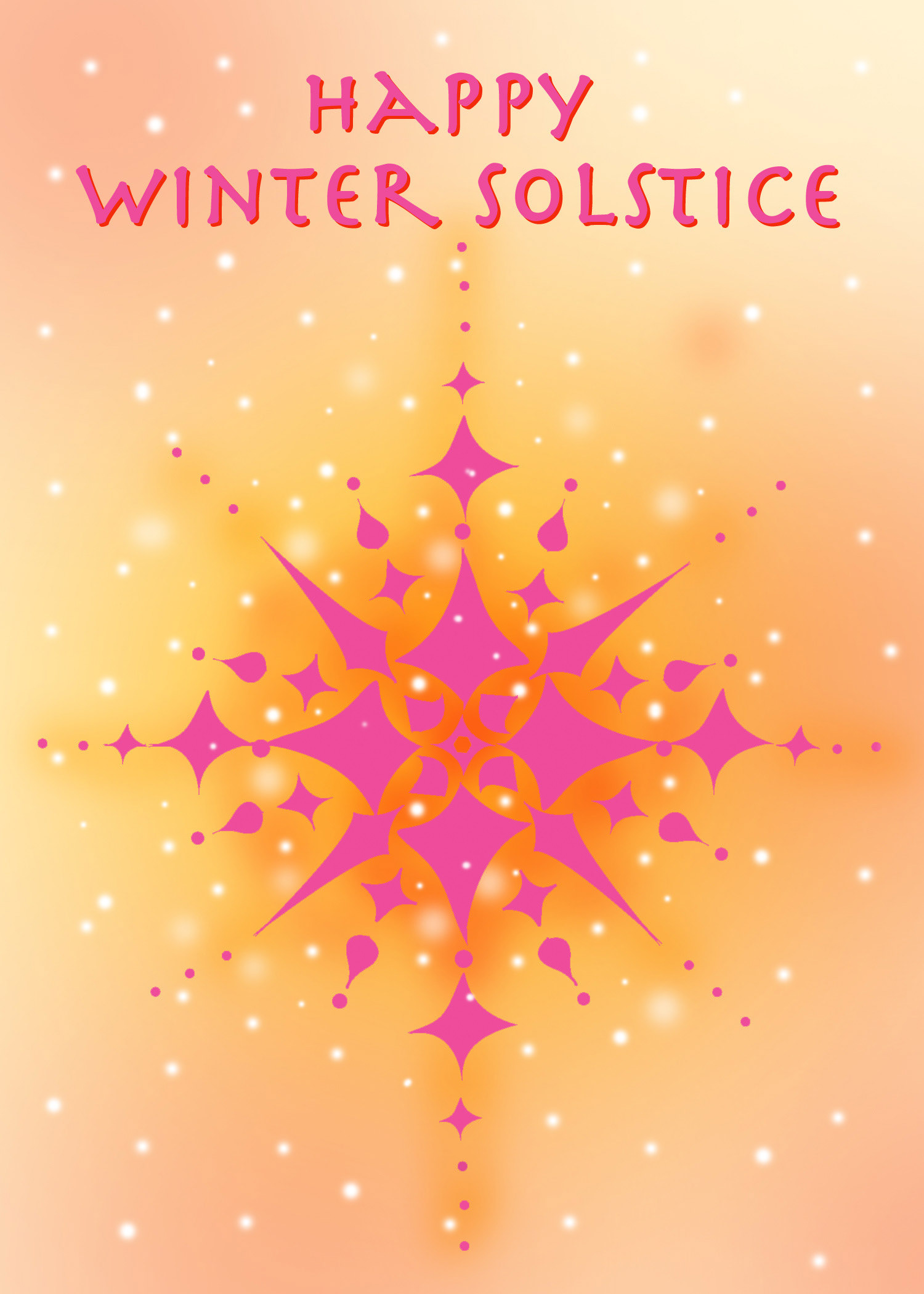 Solstice Pink Snowflake