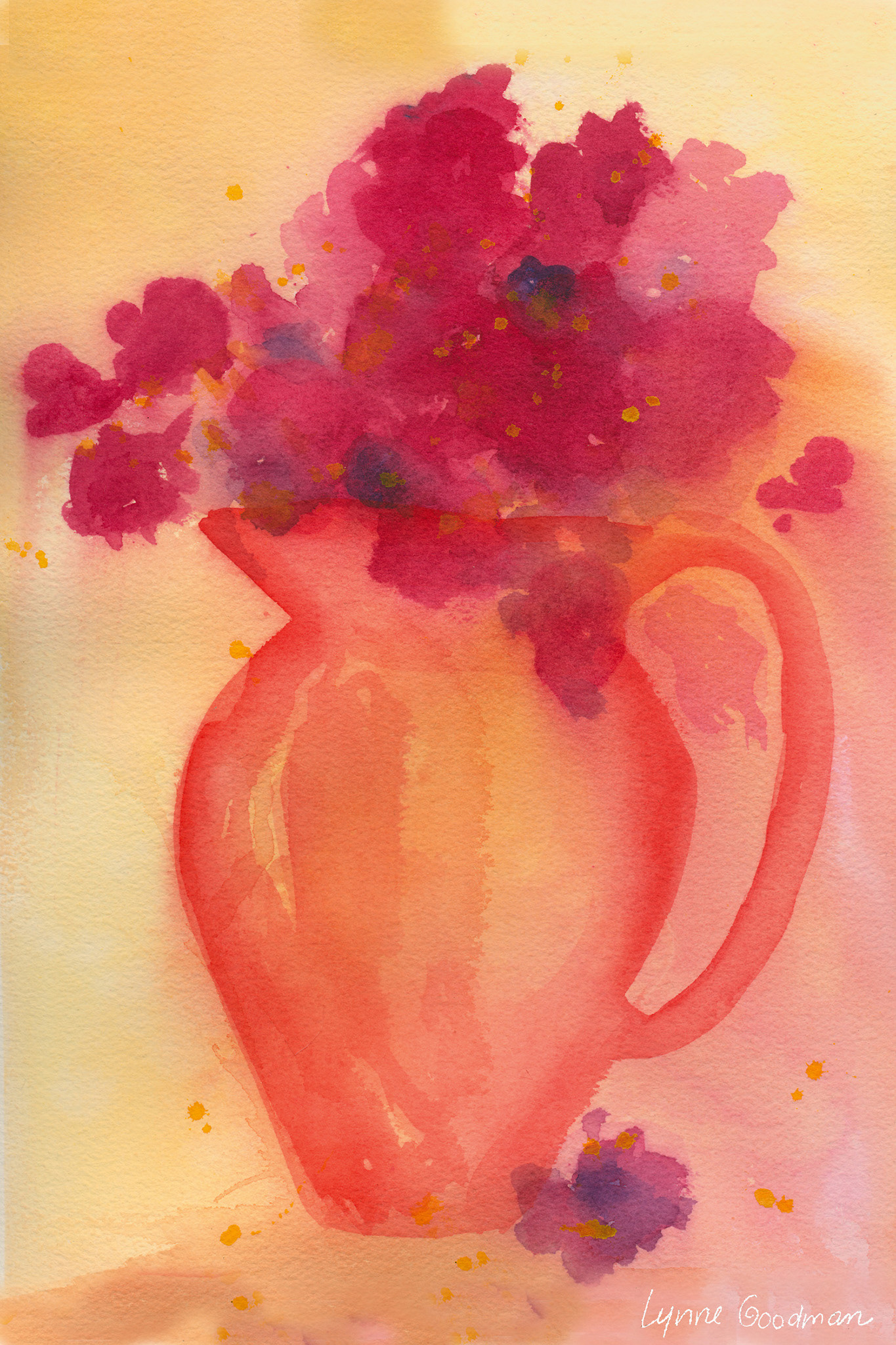 Orange Pitcher