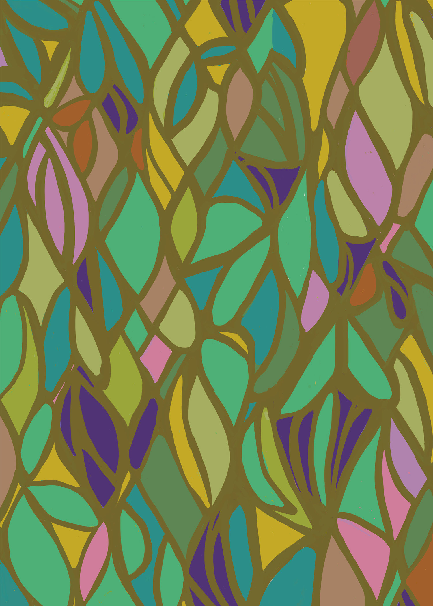 Abstract Stained Glass