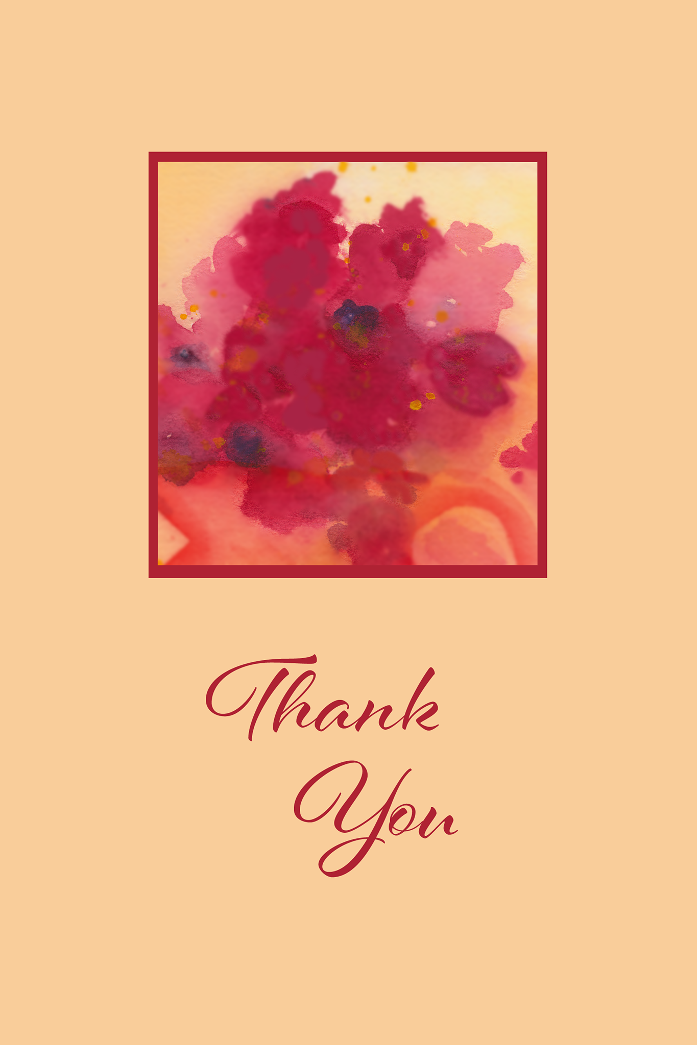 Flower Detail Thank You