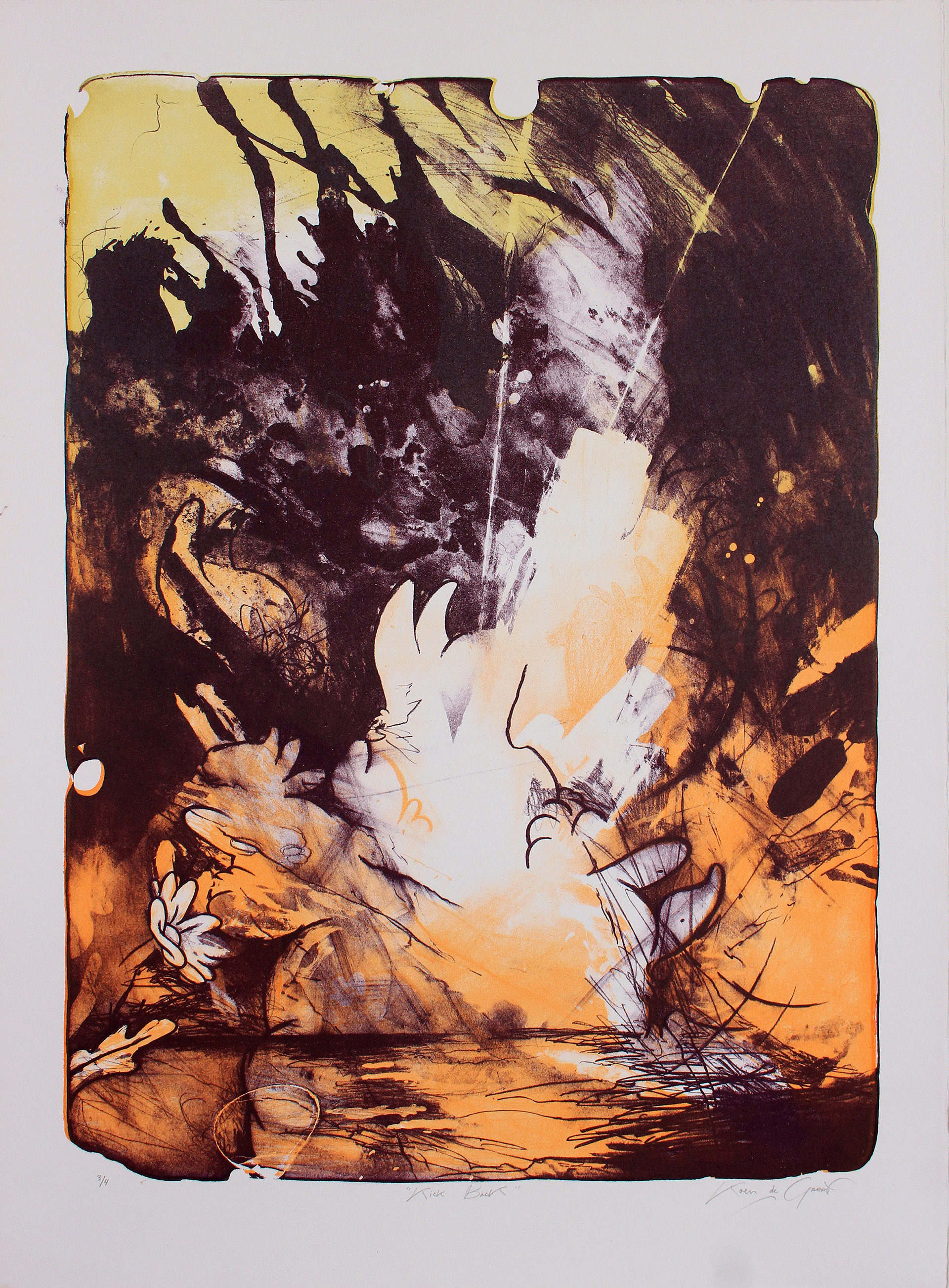 "Kick Back", 50x70 cm, 2016