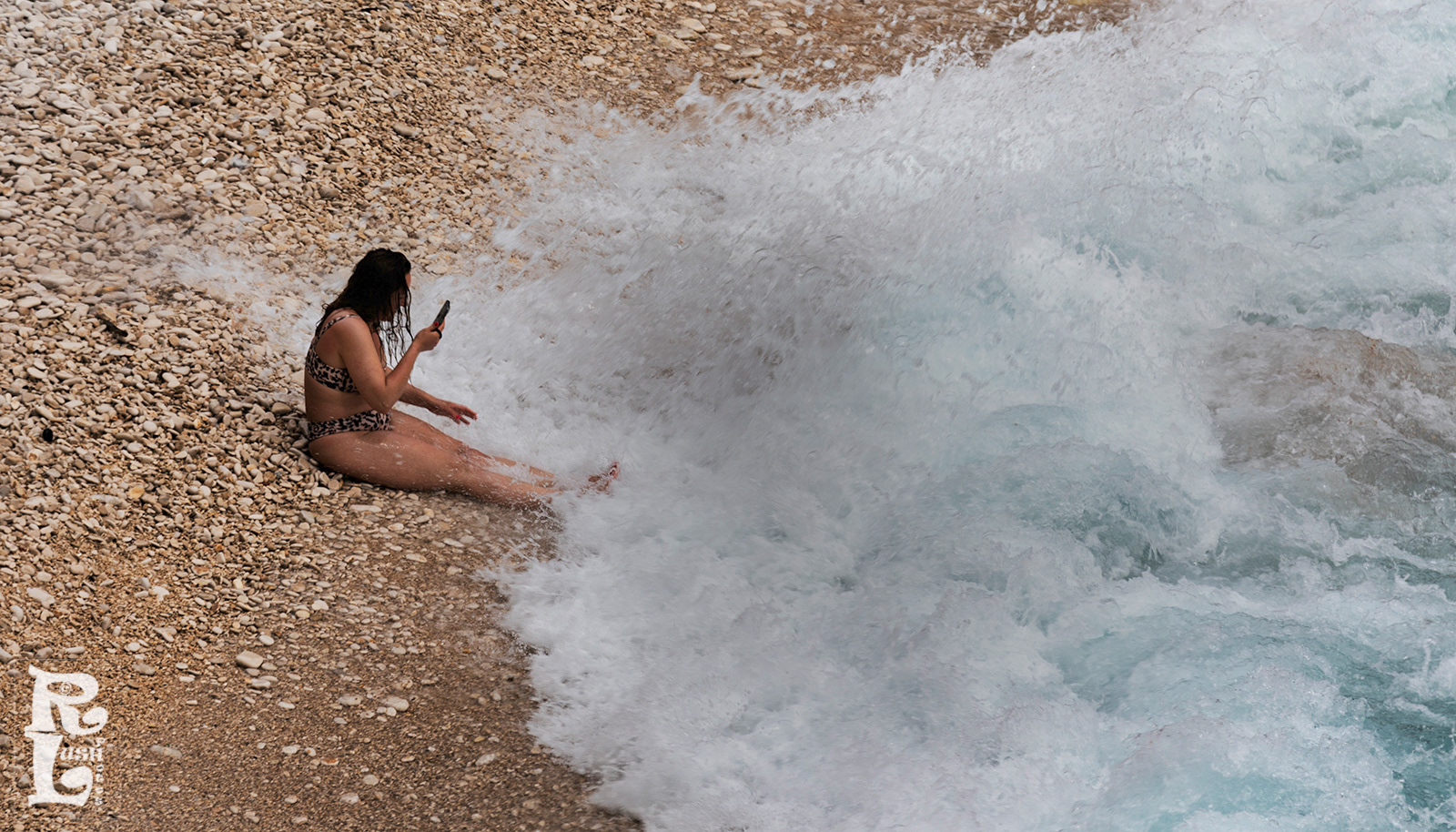 Filming the waves