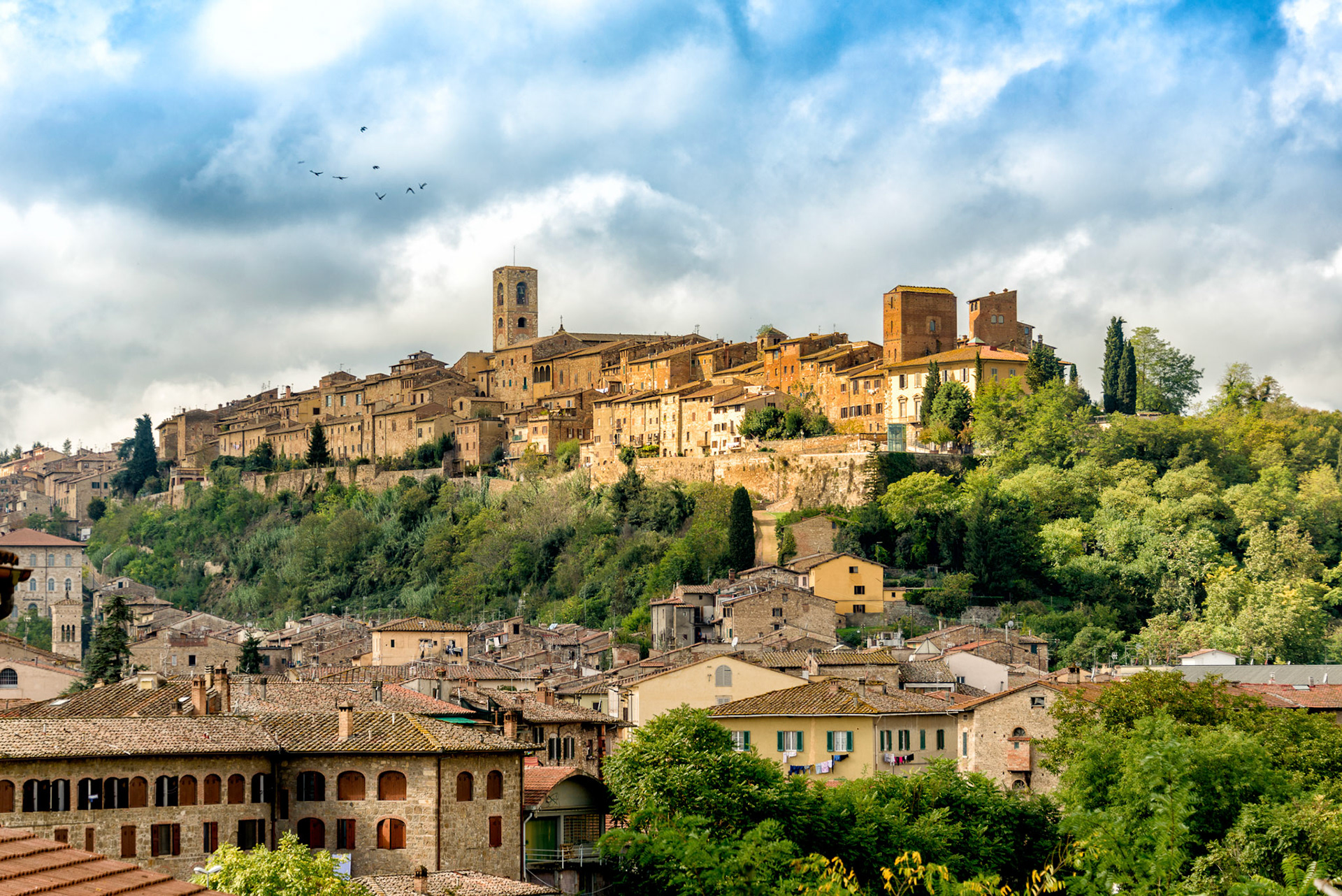 Historical center of Colle di Val d'Elsa, a medieval town in the province of Siena, Tuscany, Italy