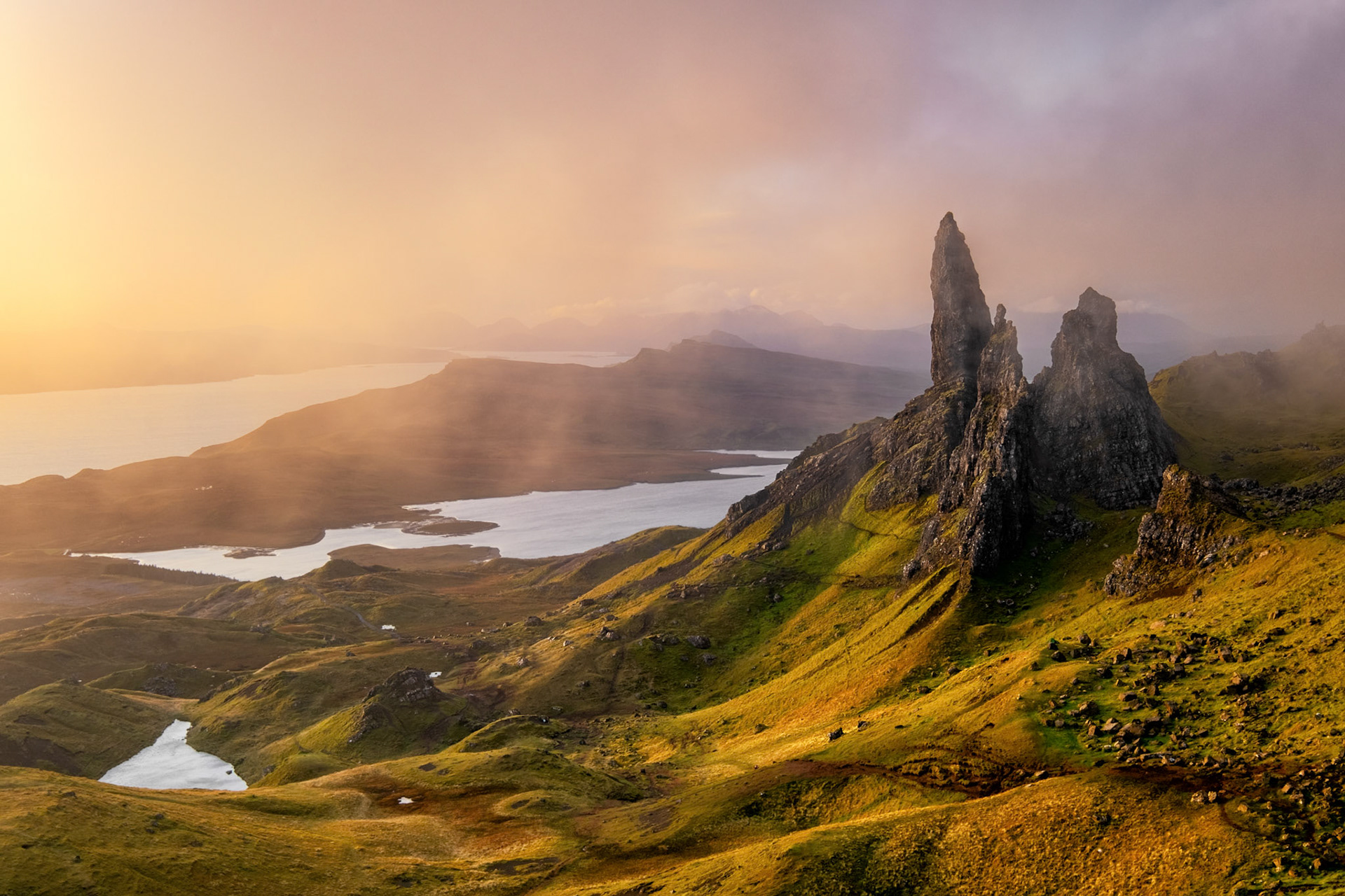 The old man of Storr, a fantastic place on Earth