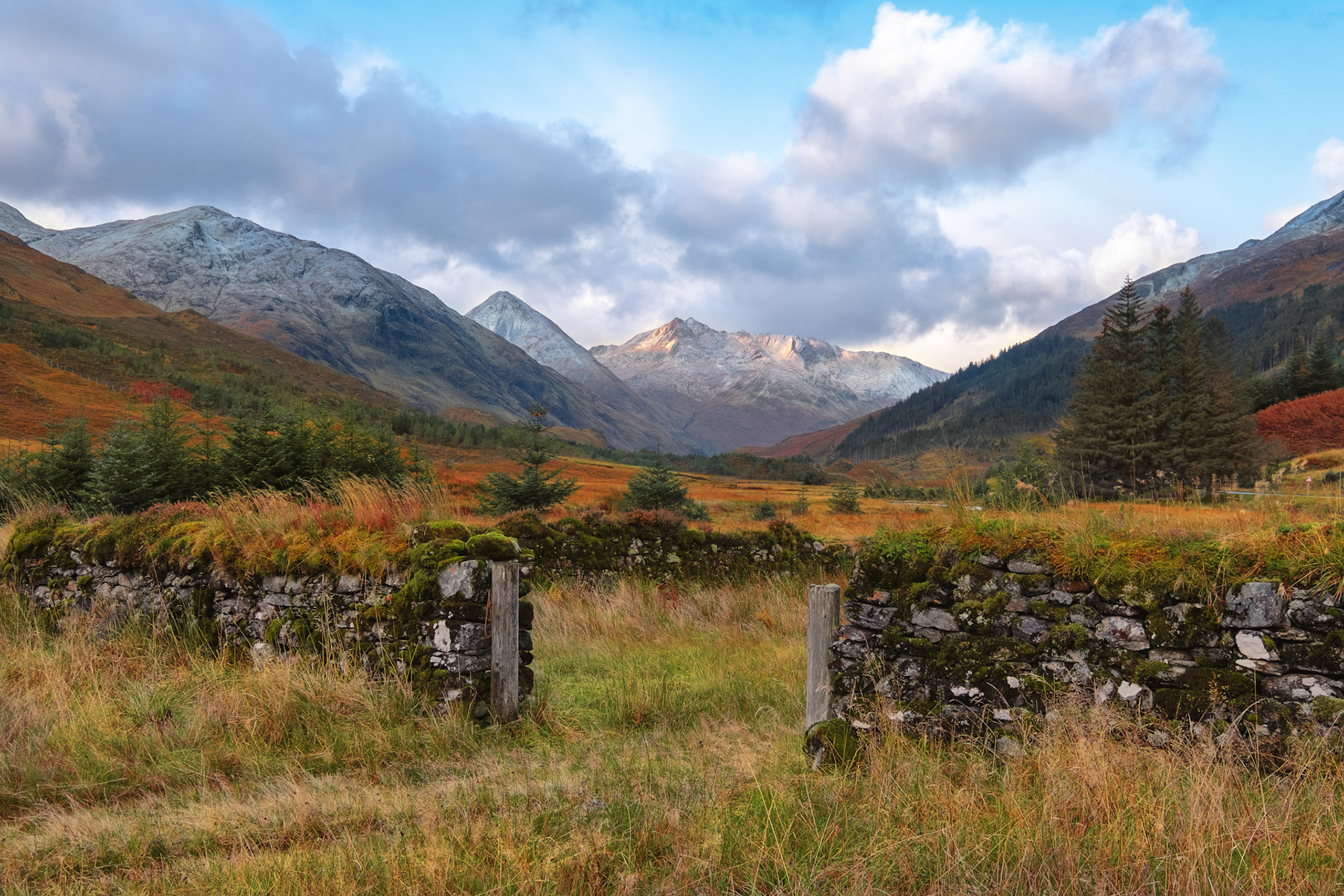 A gate to incredible views of Scotland