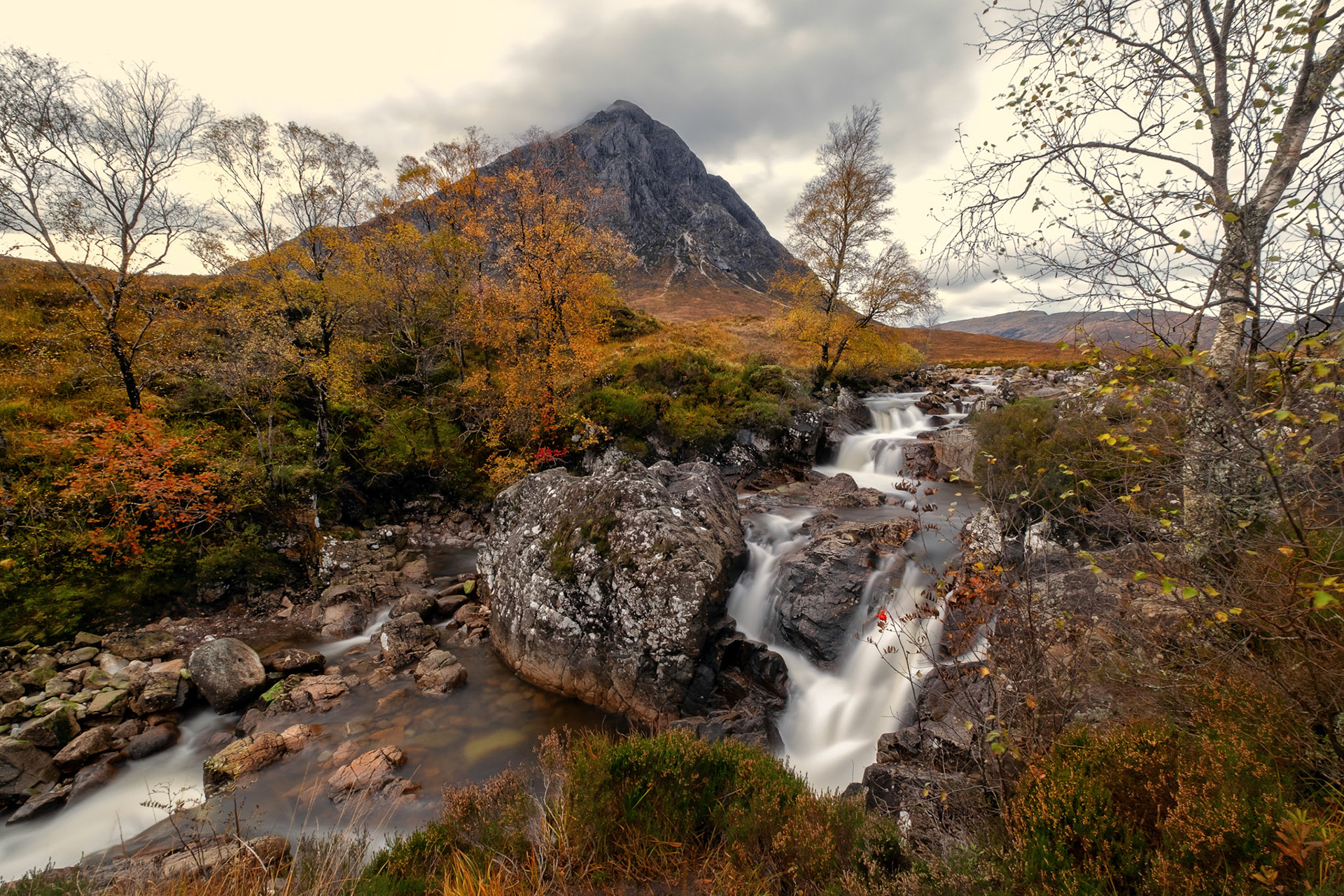 Buachaille Etive Mòr, Glen Etive in the autumn