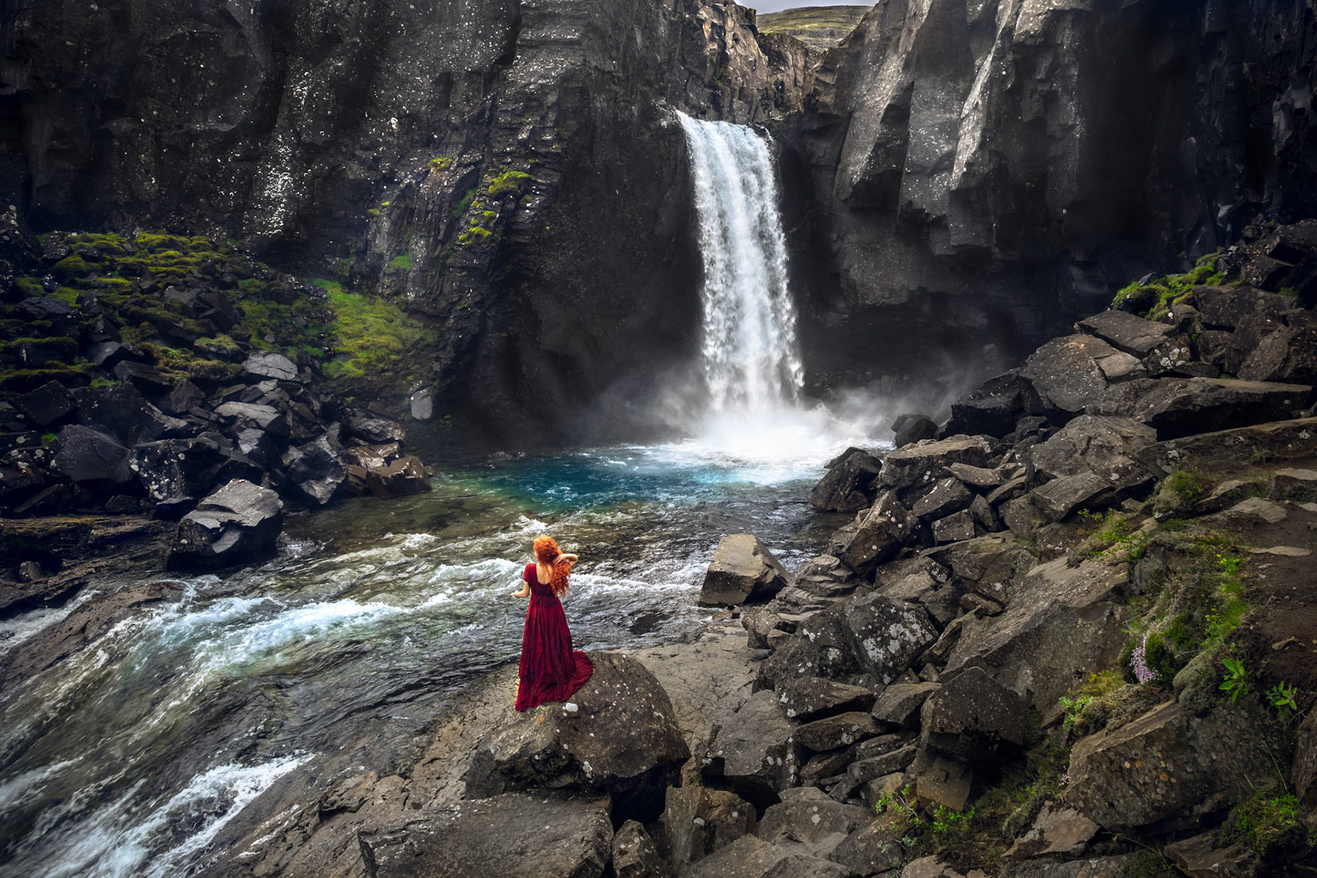 The Nymph of Folaldafoss