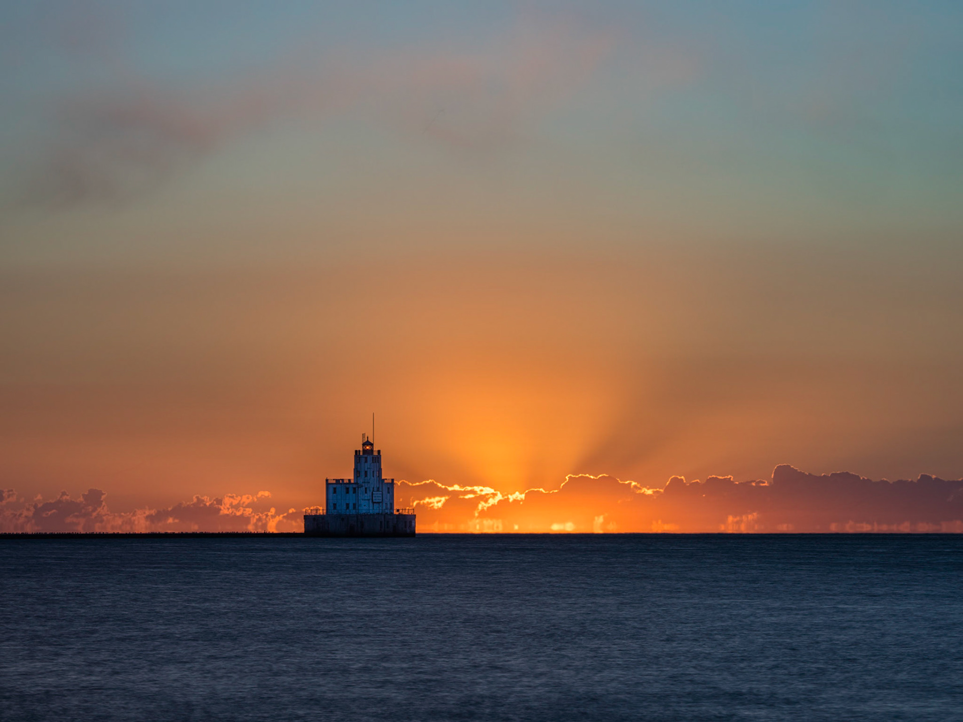 The morning arrived softly