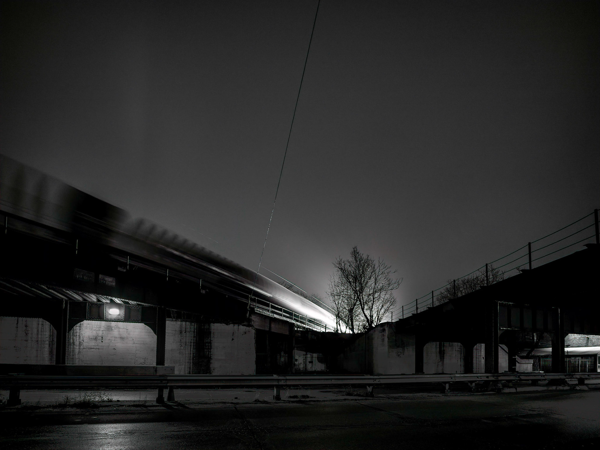 Tracks diverging