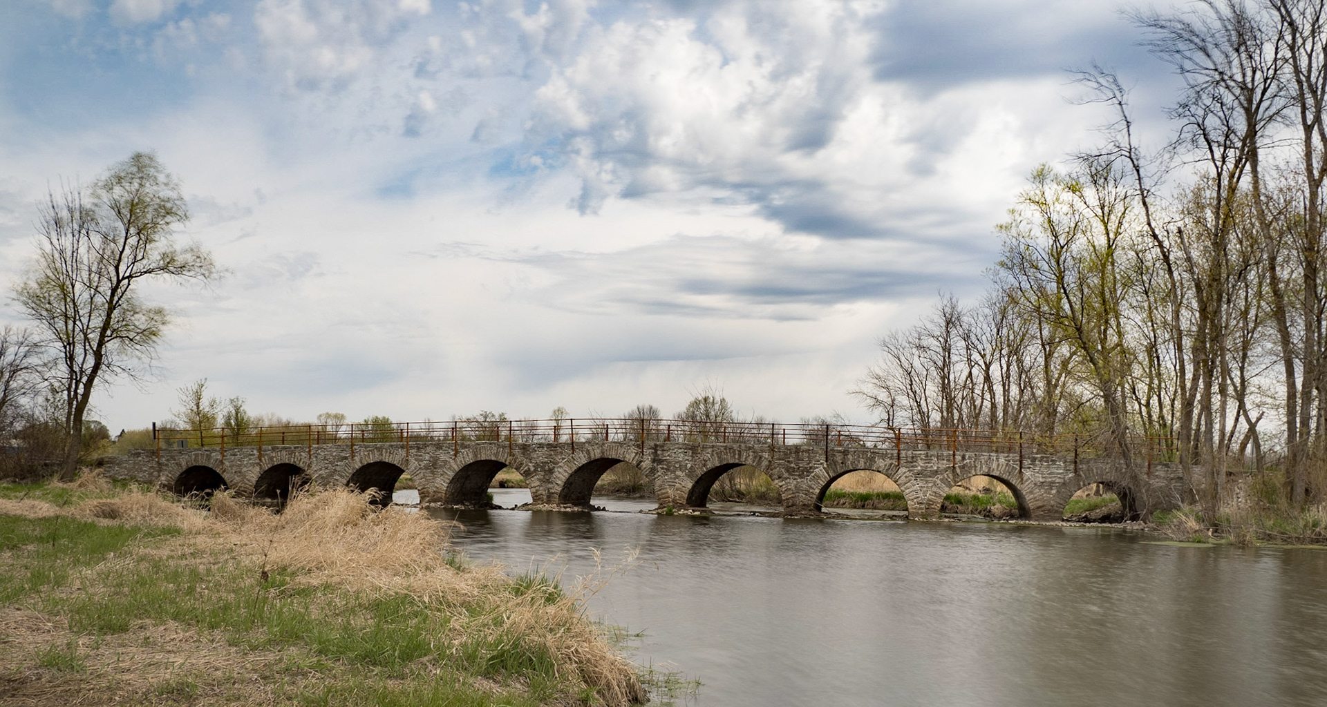 A little arched bridge (St. Cloud, WI)