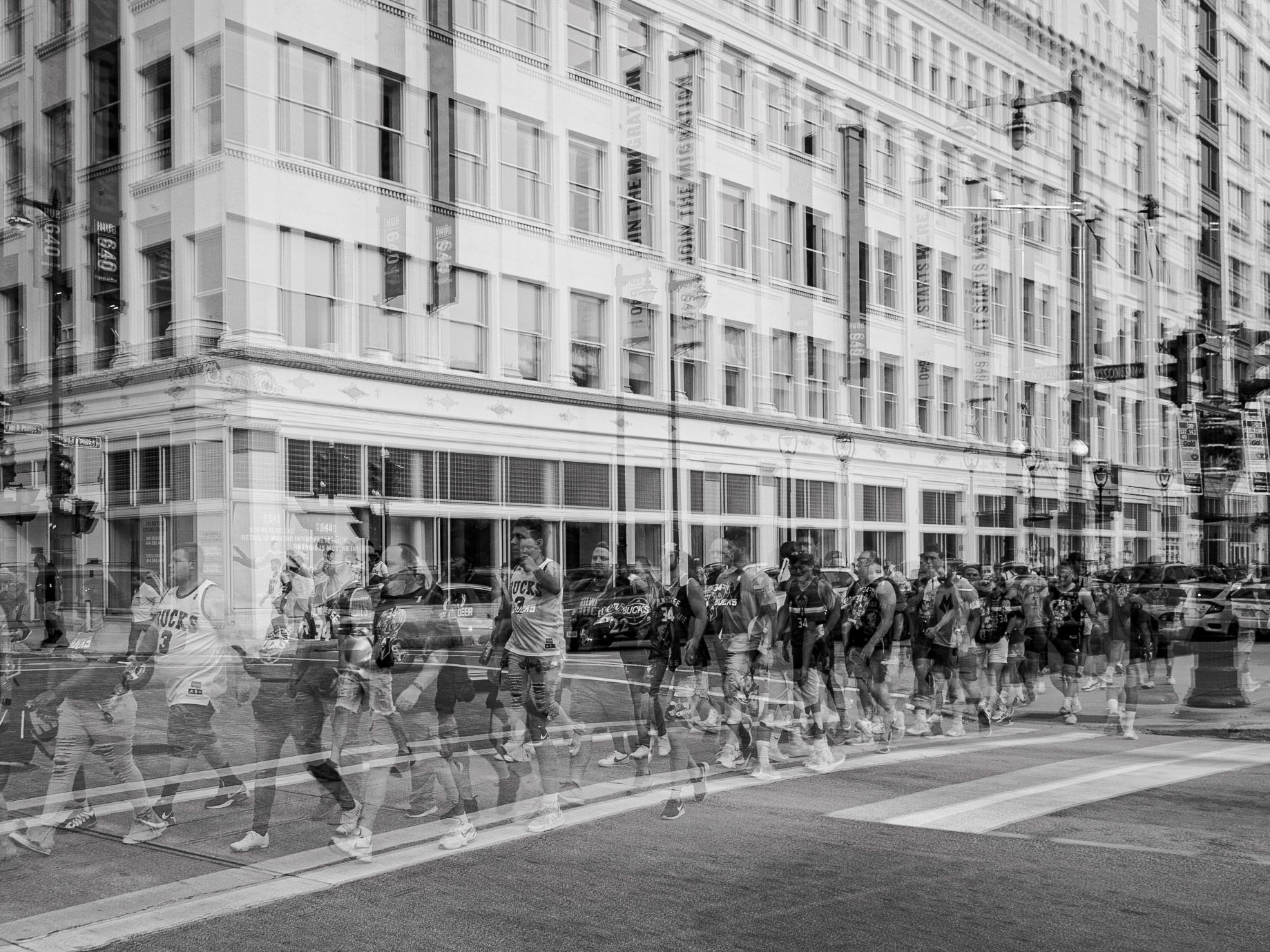 Downtown MKE - Bucks fever