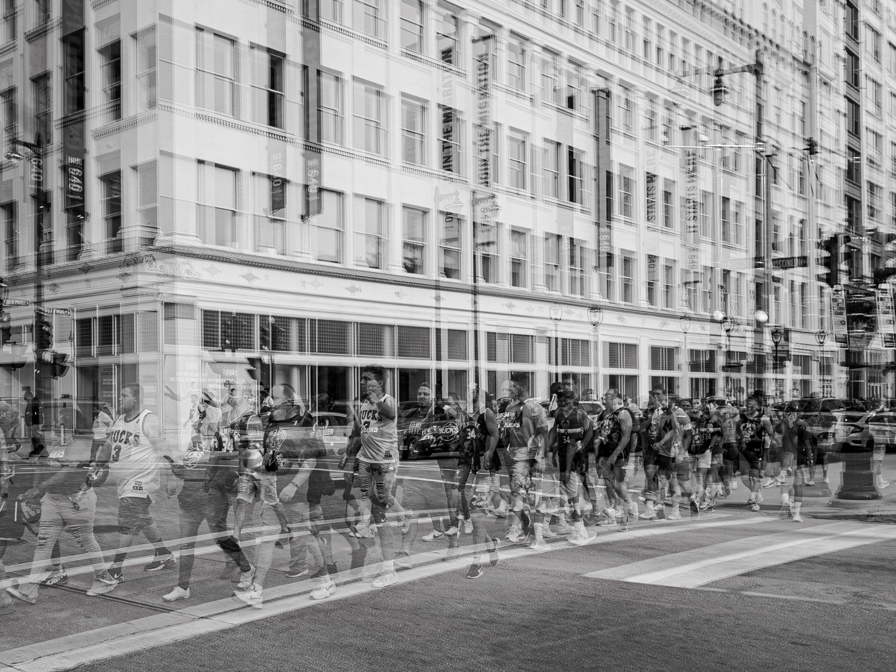 Downtown MKE - Bucks fever