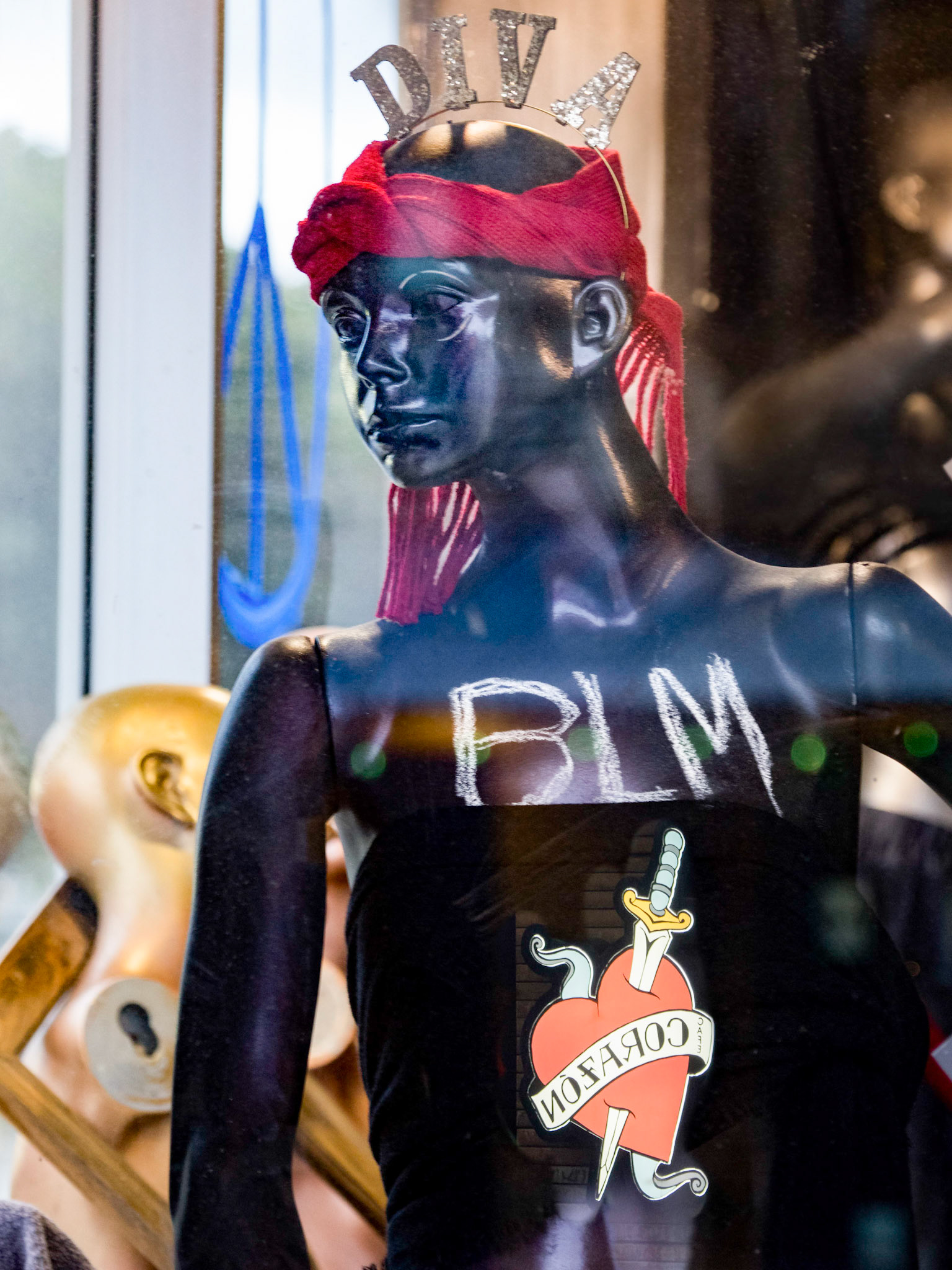 (When the reflection from across the street adds to the photo)