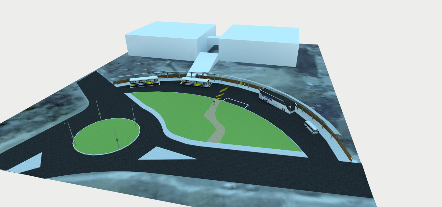 Bendigo Latrobe University Bus Hub