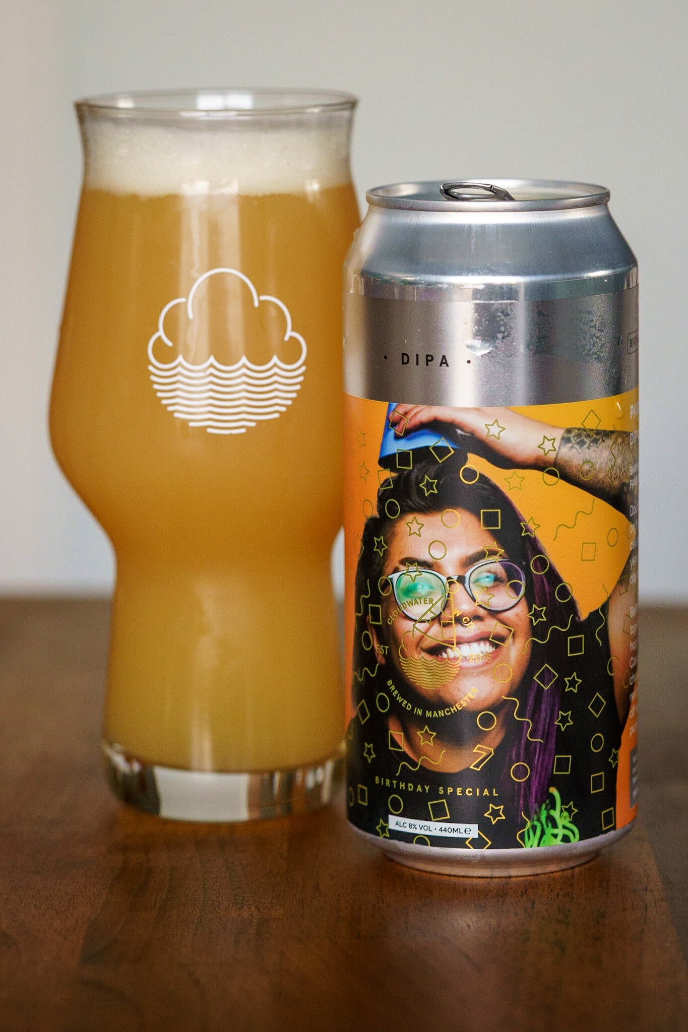Cloudwater | Party! | DIPA | Citra, Cascade, Galaxy, Idaho 7 | 8%