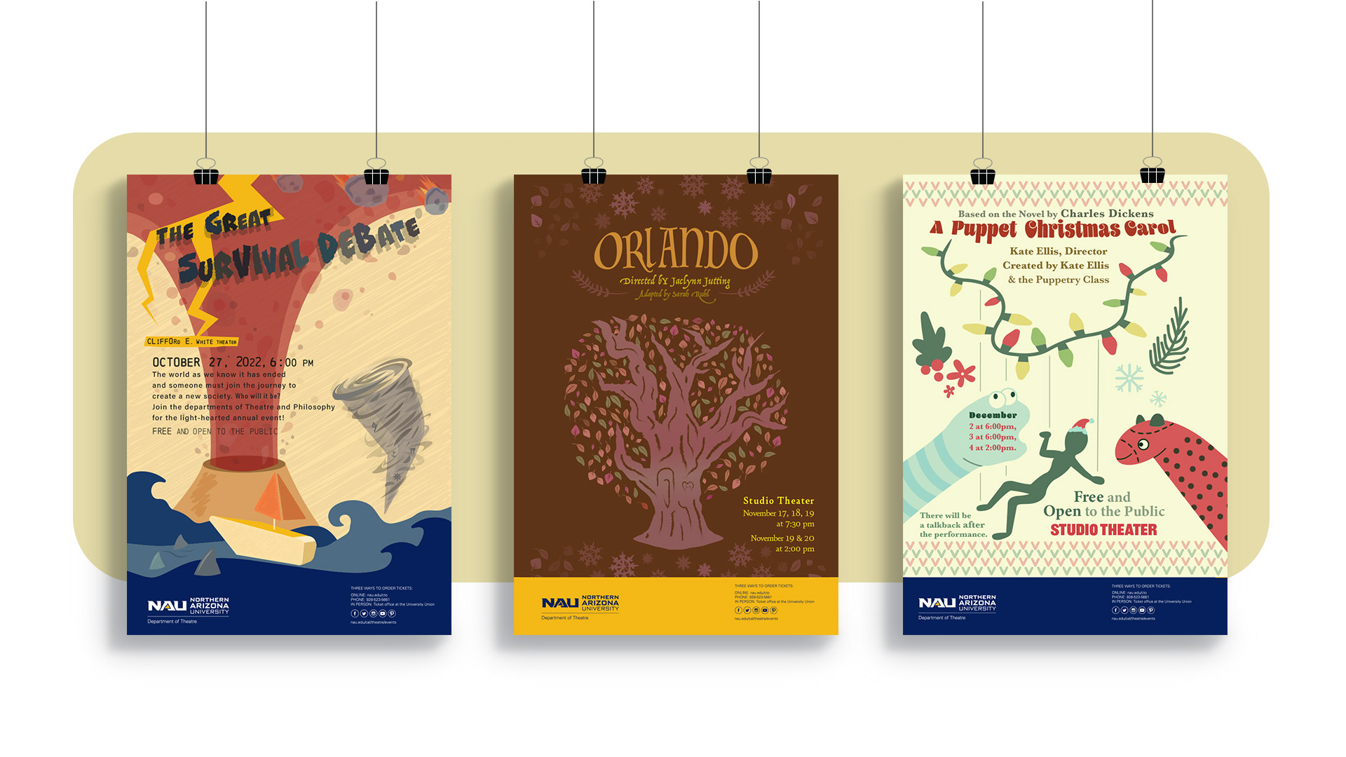 NAU Posters | Hand Illustrated | Junior Year 2022