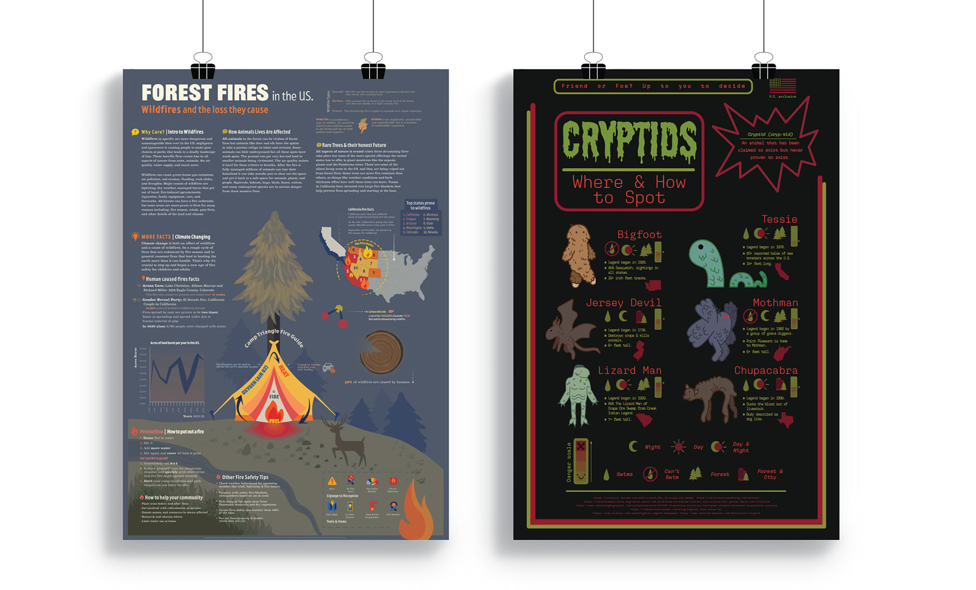 Infographic Posters | Hand Illustrated | 2021-22