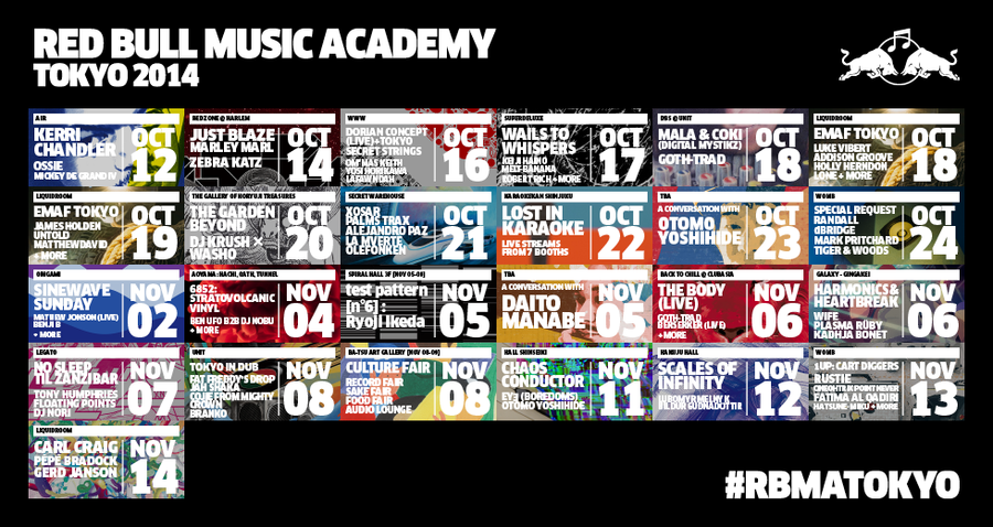 Red Bull Music Academy Tokyo 2014