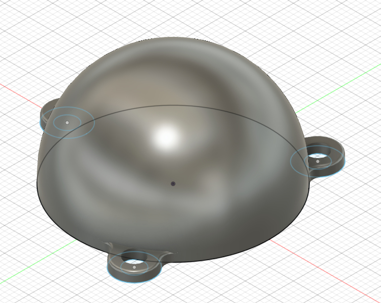 Detachable Half Sphere 3D model