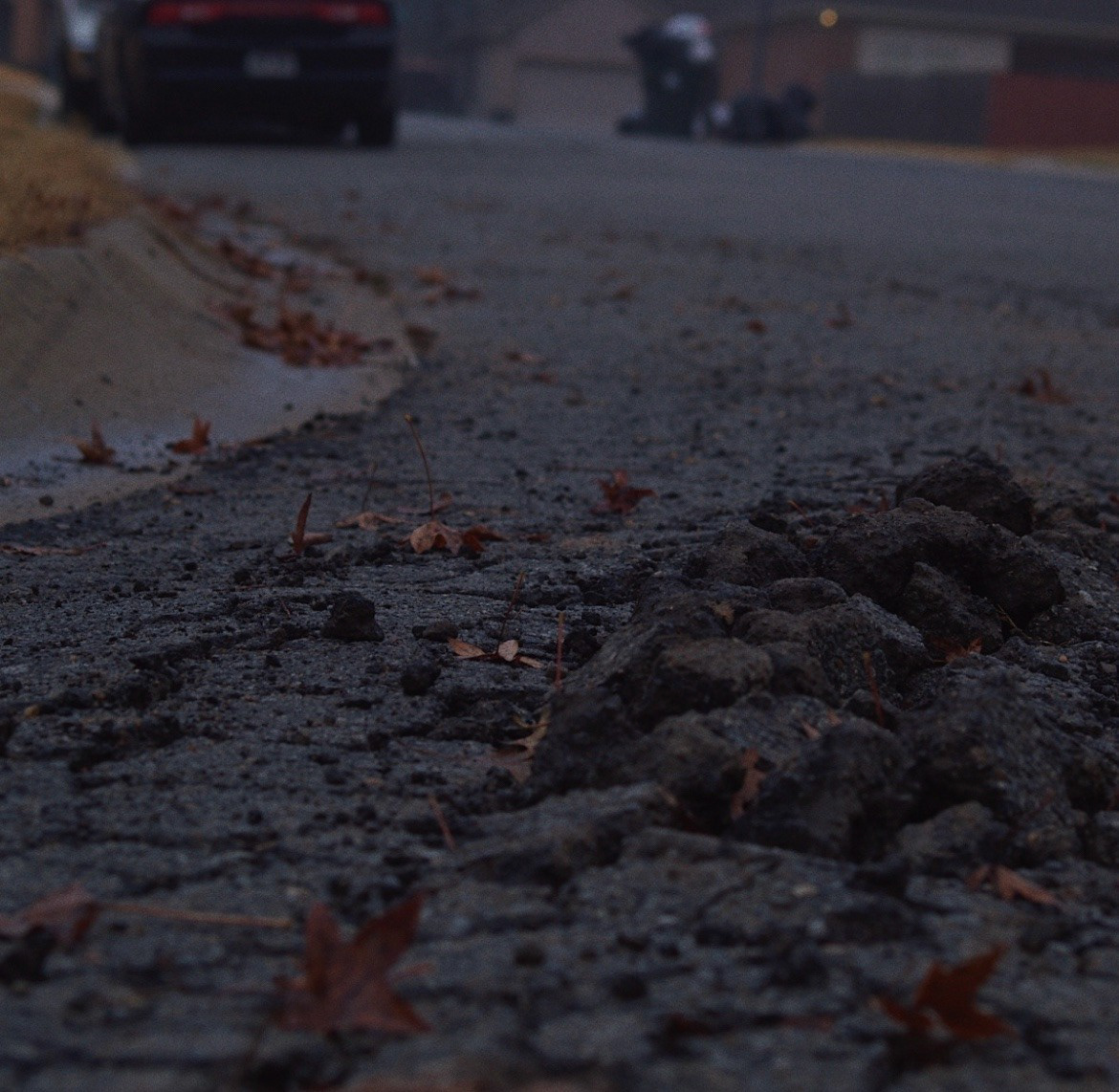cracks unrepaired