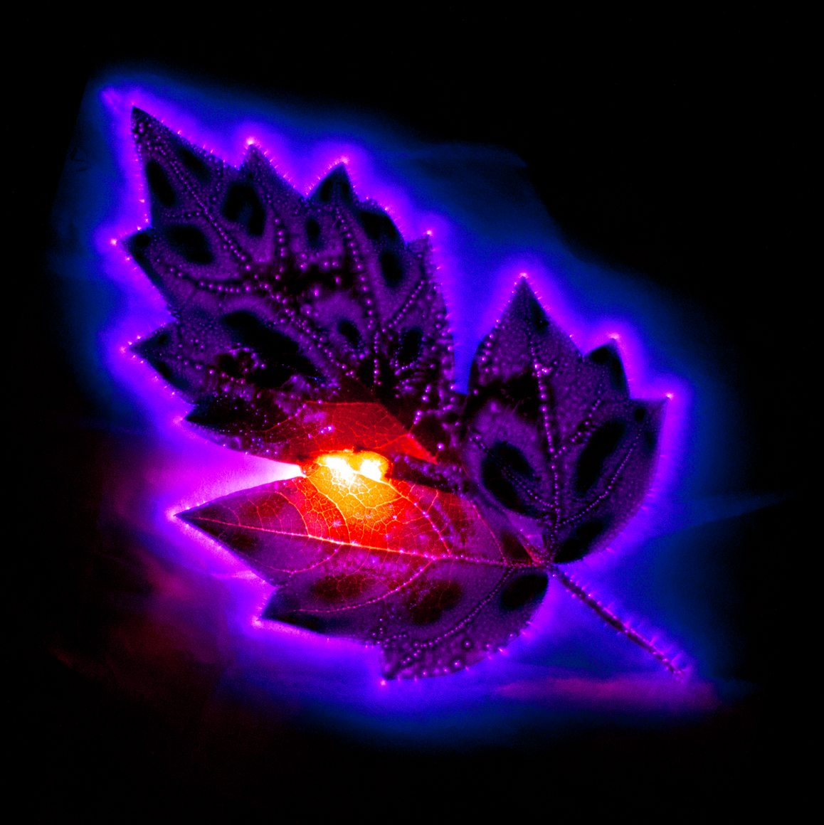 with paper underneath