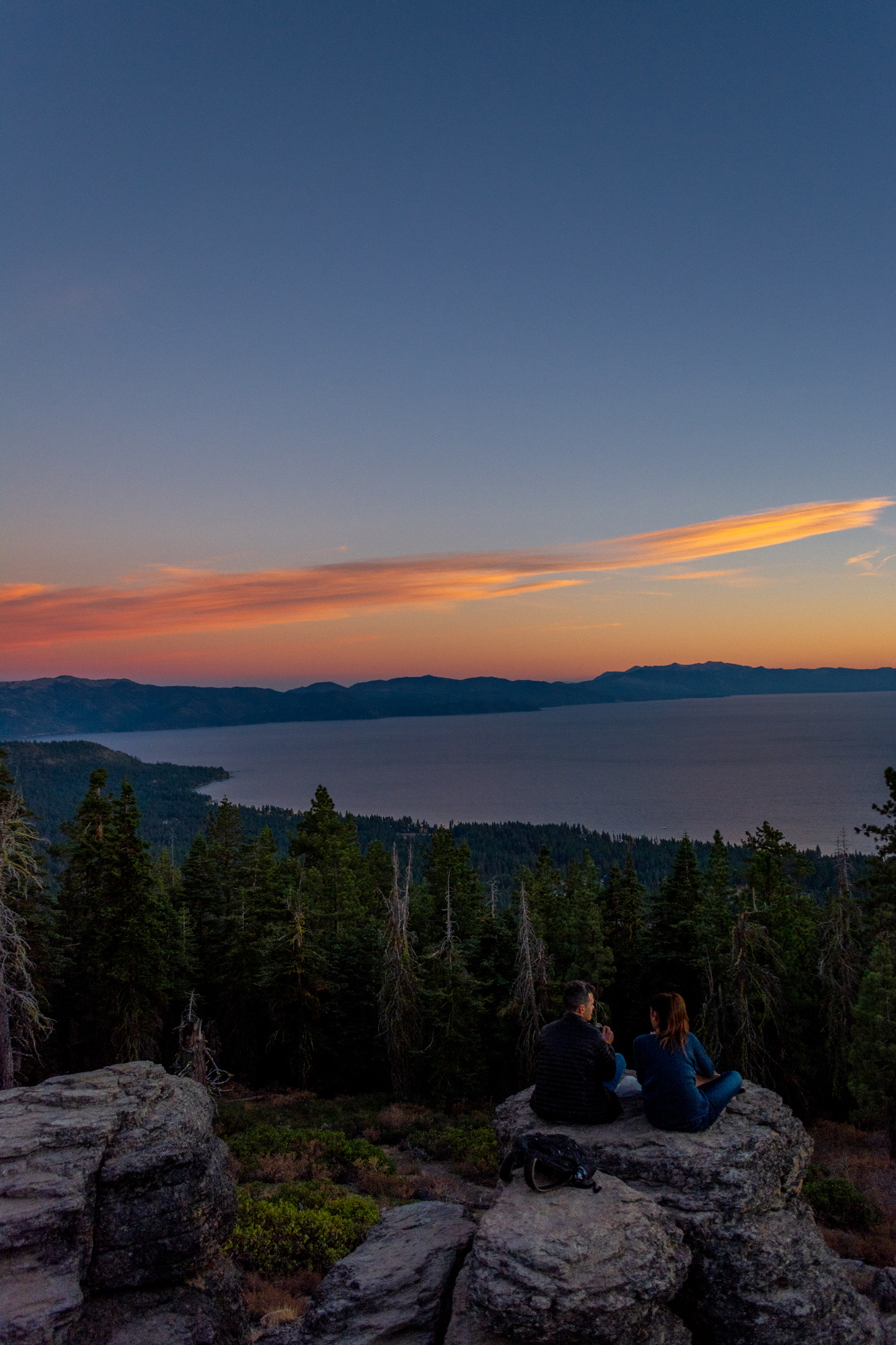 Lake Tahoe at Sunset