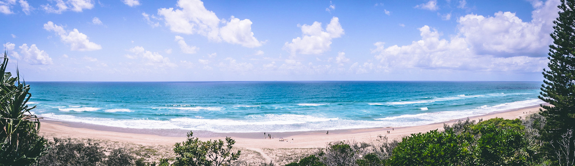 Sunshine Beach Daytime Panorama