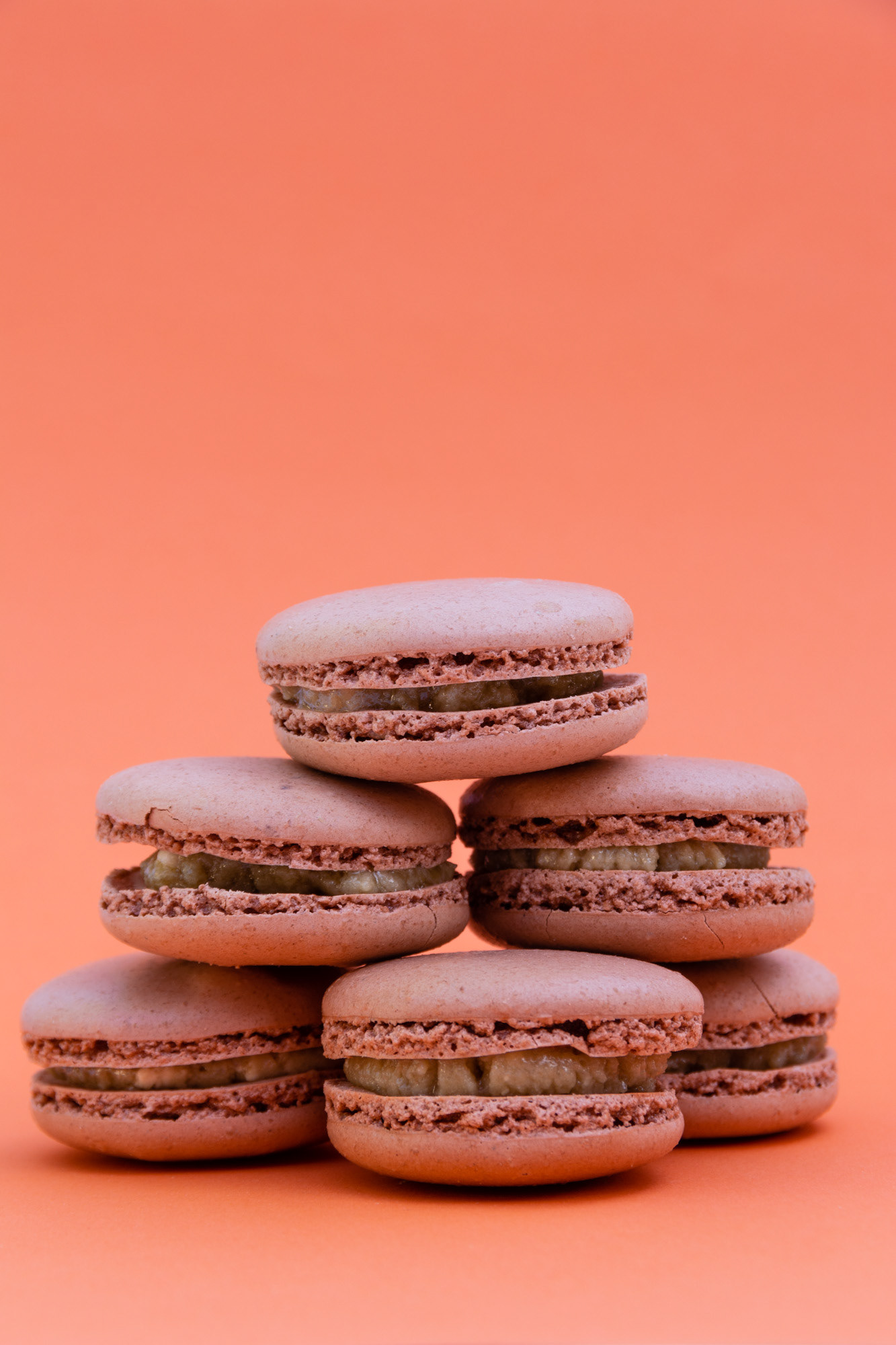 Salted Carmel Orange background